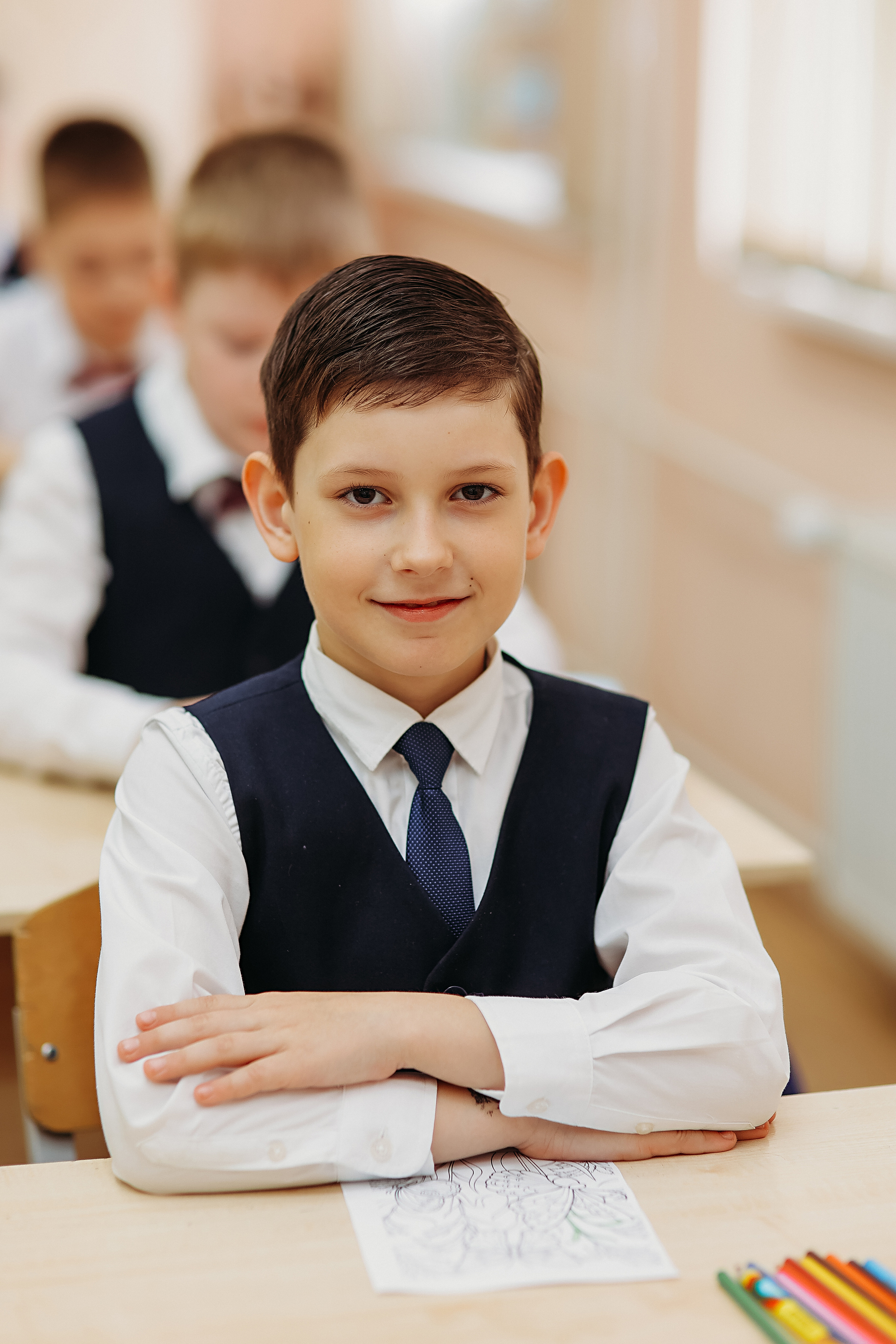 2 класс. Семейный фотограф Тюмень, фотограф на роды Салмина Мария