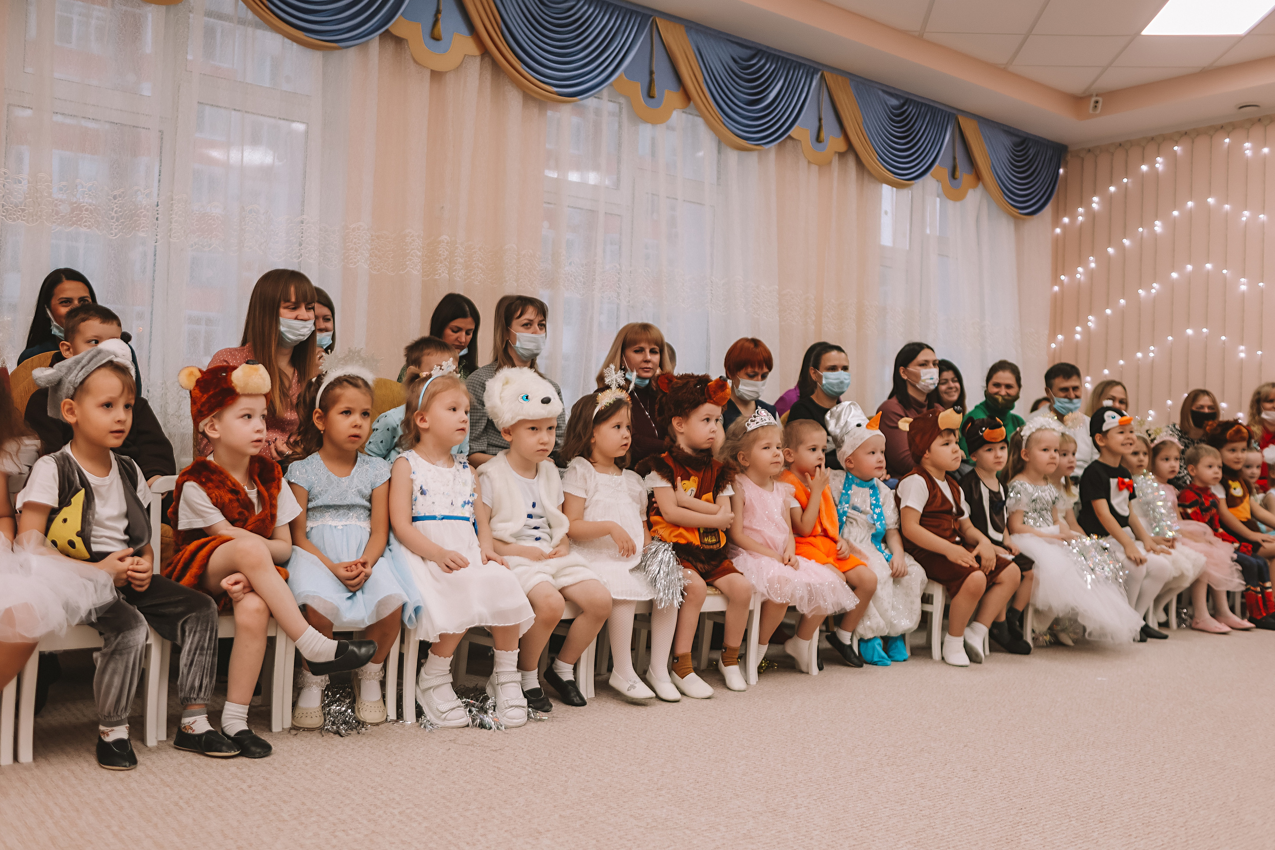 Репортаж новогоднего утренника. Семейный фотограф Тюмень, фотограф на роды Салмина Мария