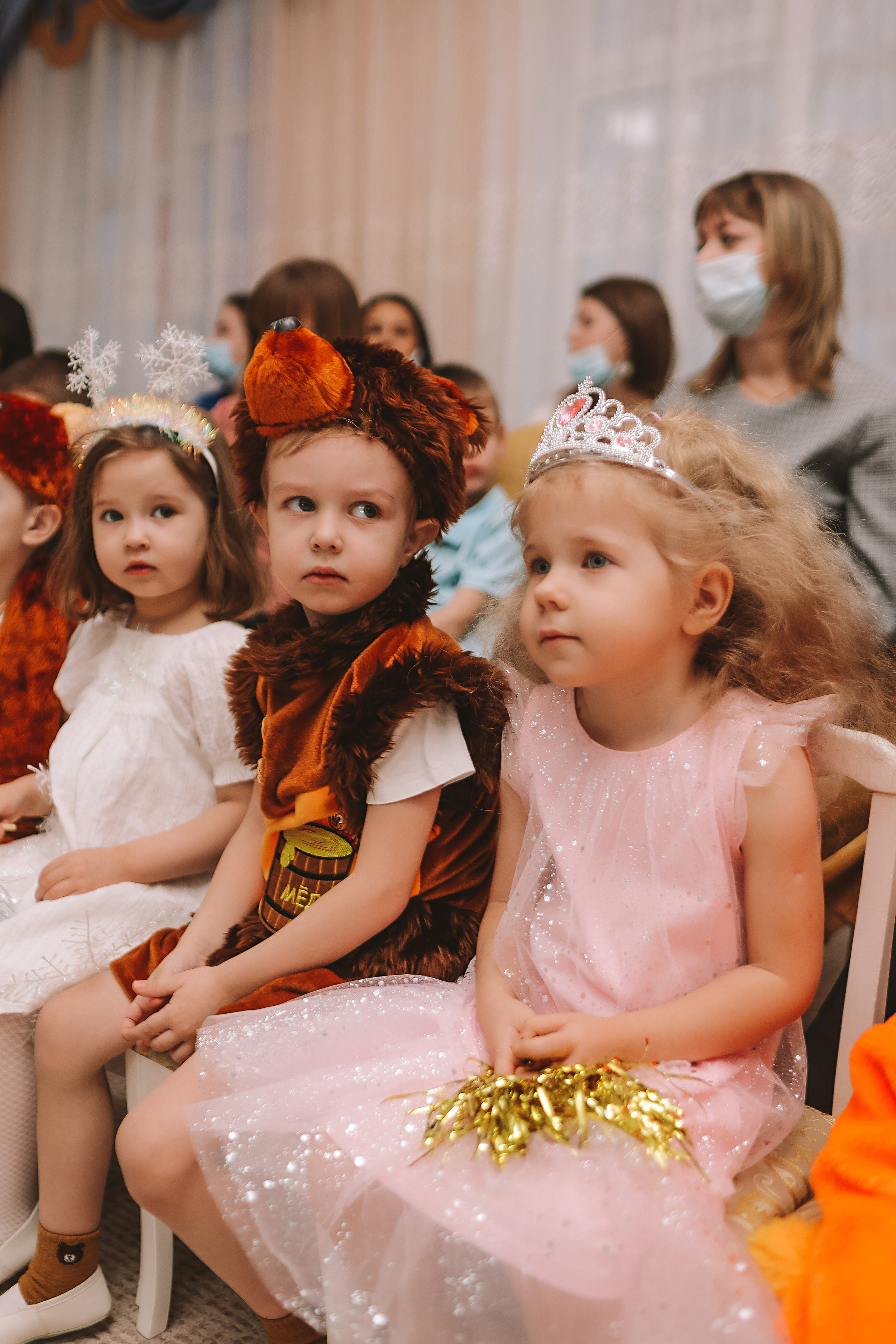 Репортаж новогоднего утренника. Семейный фотограф Тюмень, фотограф на роды Салмина Мария