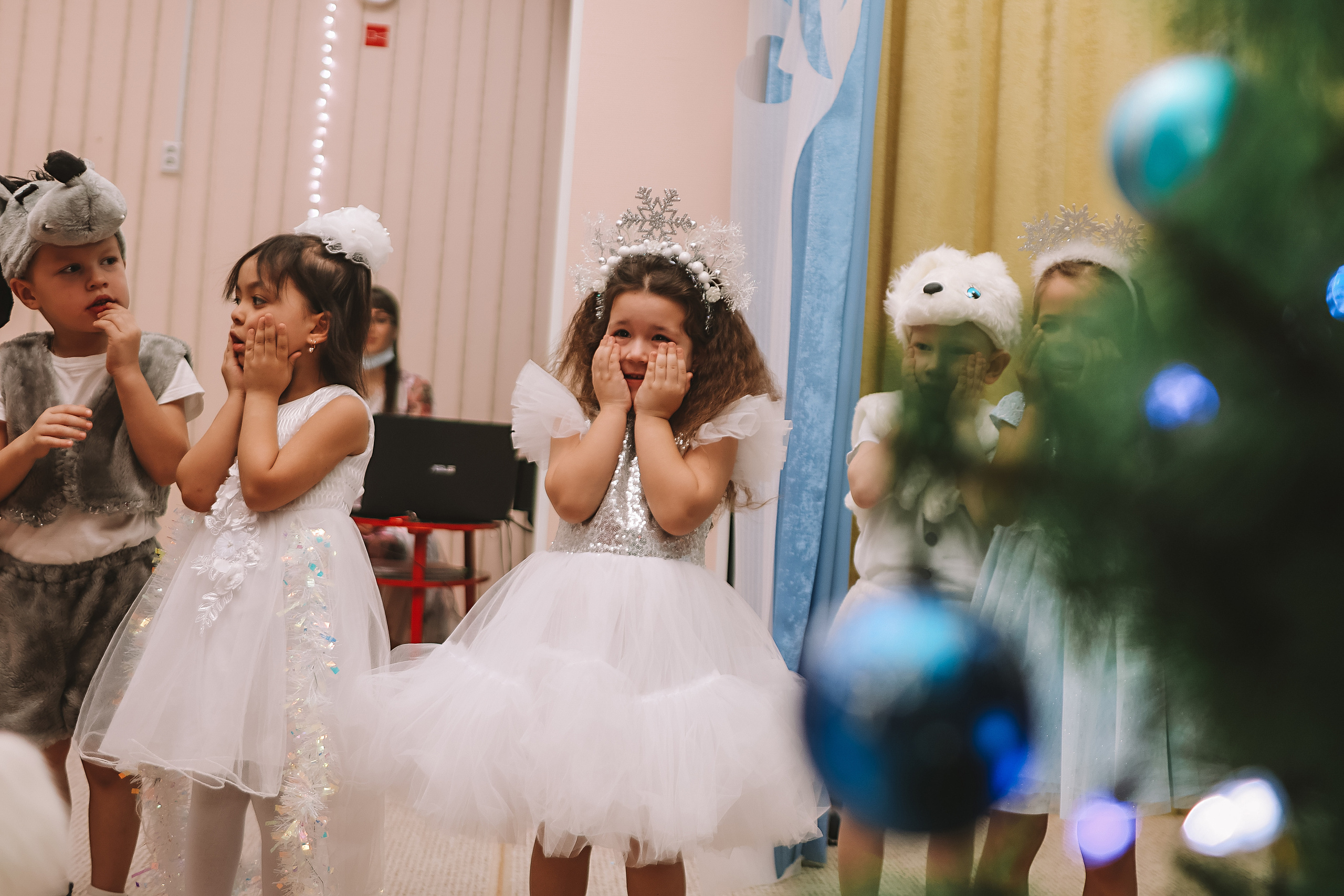 Репортаж новогоднего утренника. Семейный фотограф Тюмень, фотограф на роды Салмина Мария