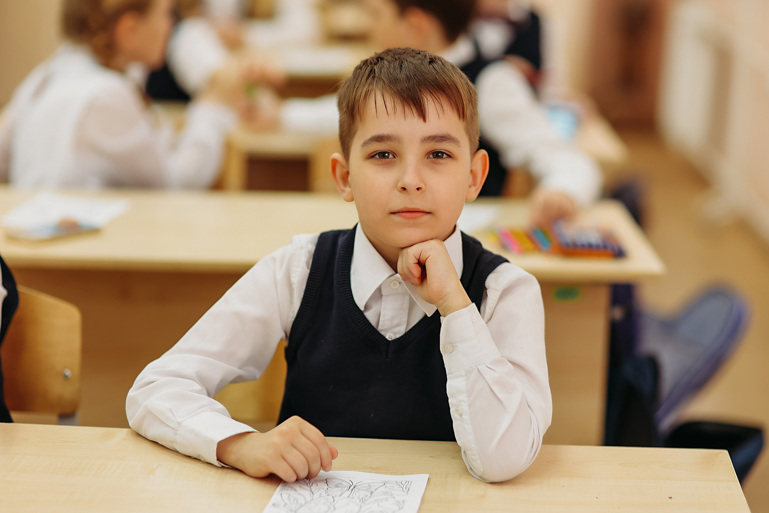 2 класс. Семейный фотограф Тюмень, фотограф на роды Салмина Мария