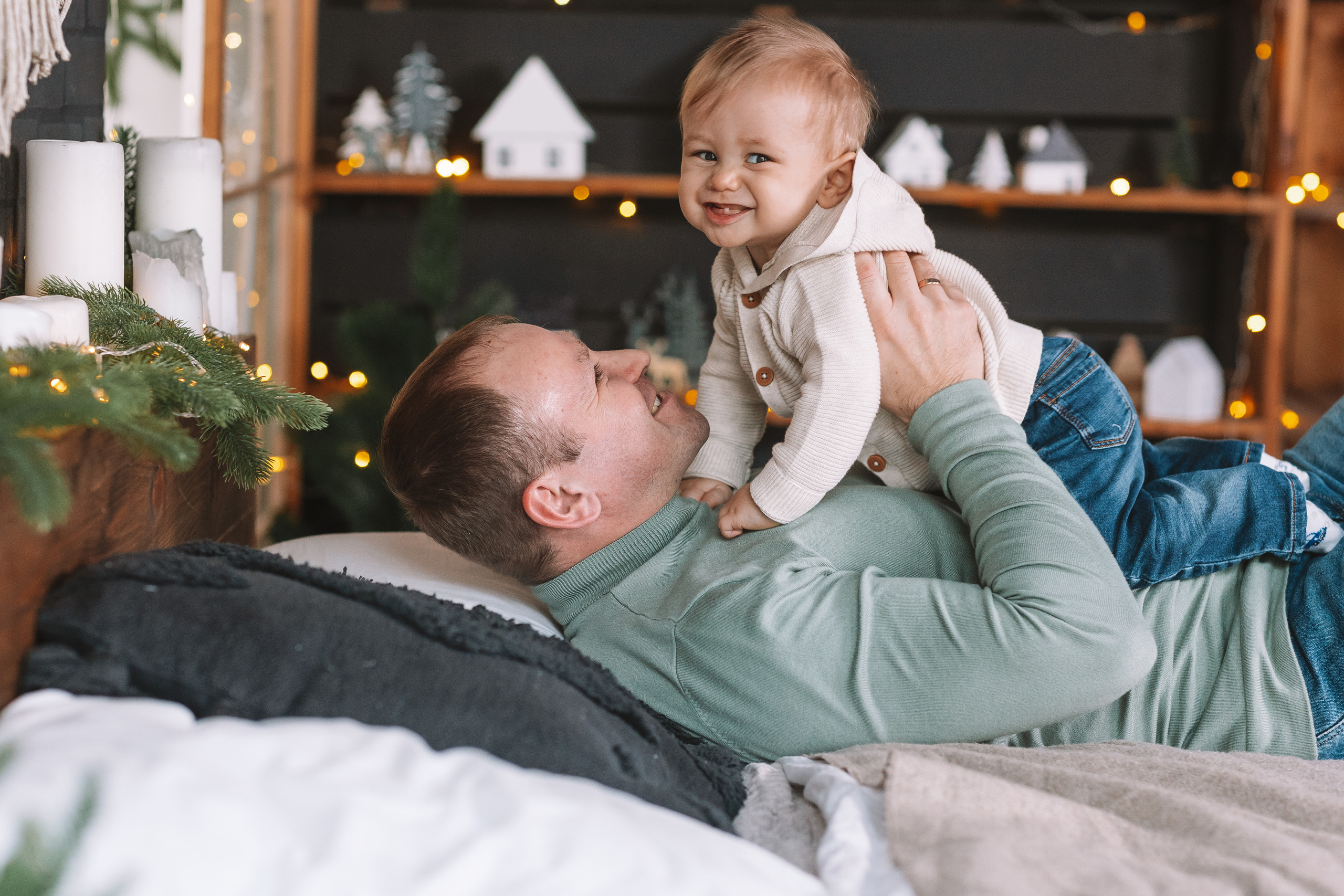 Студия Рояль (новогодняя). Семейный фотограф Тюмень, фотограф на роды Салмина Мария