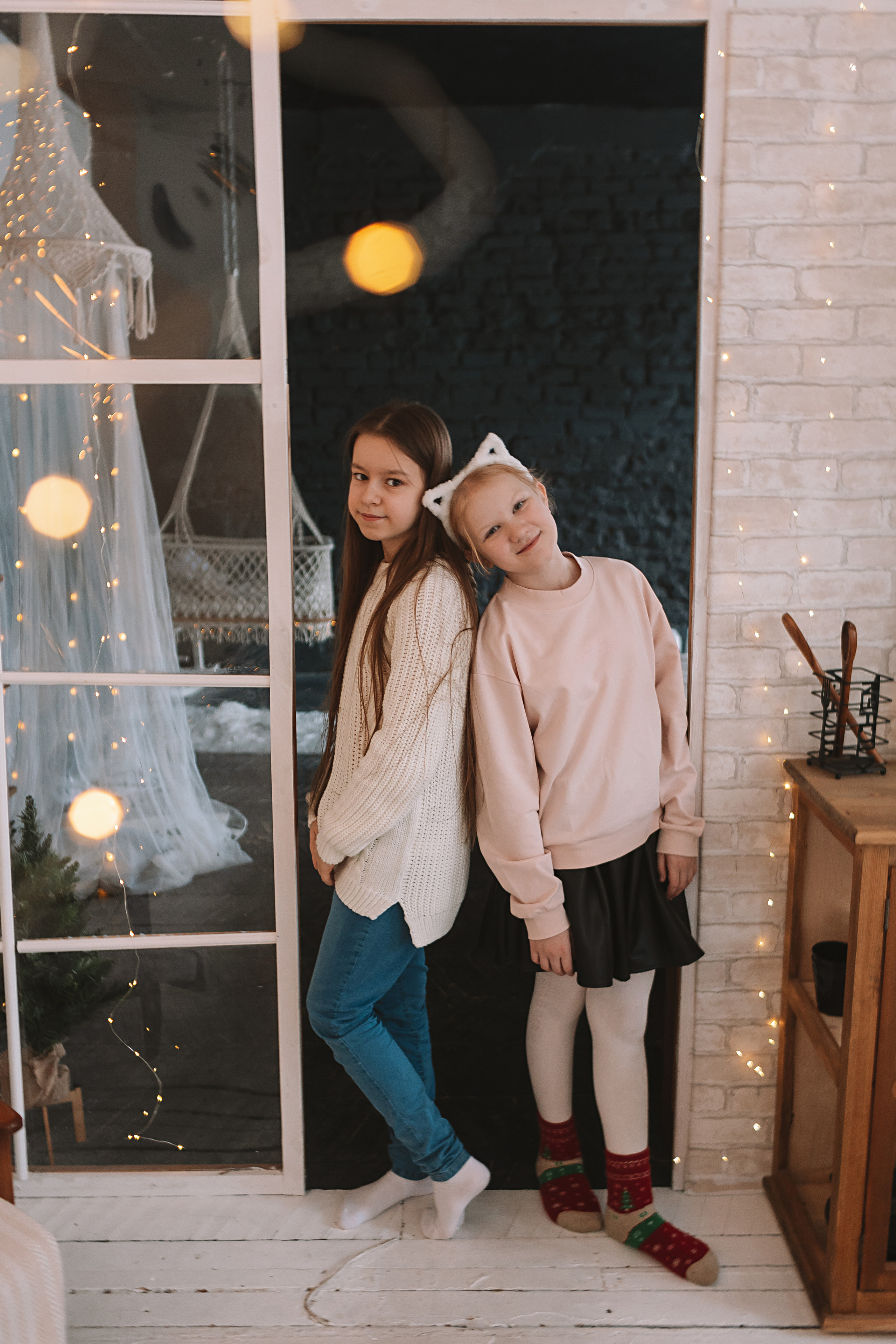 Новогодняя школьная в студии. Семейный фотограф Тюмень, фотограф на роды Салмина Мария