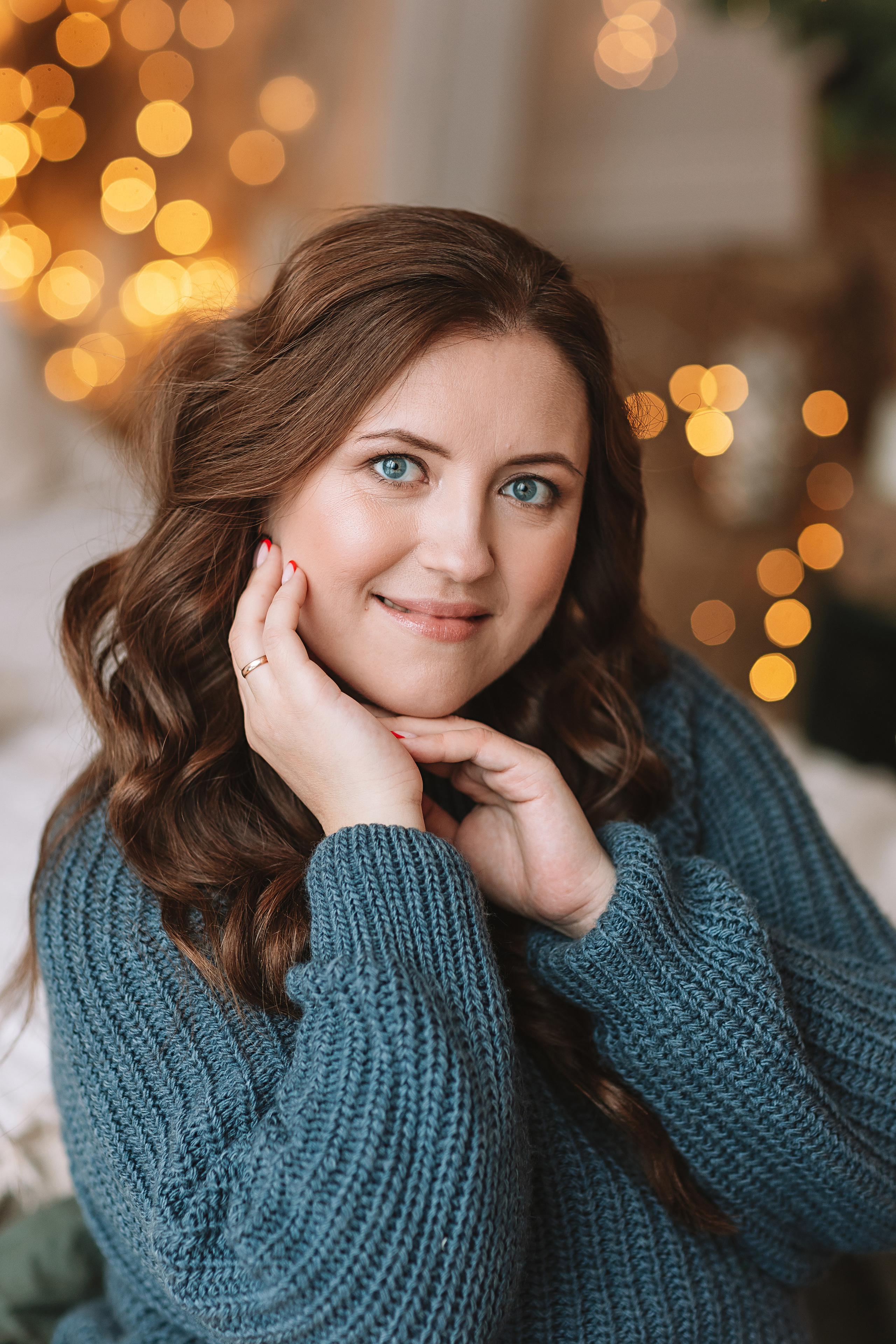 Студия Че (новогодняя). Семейный фотограф Тюмень, фотограф на роды Салмина Мария