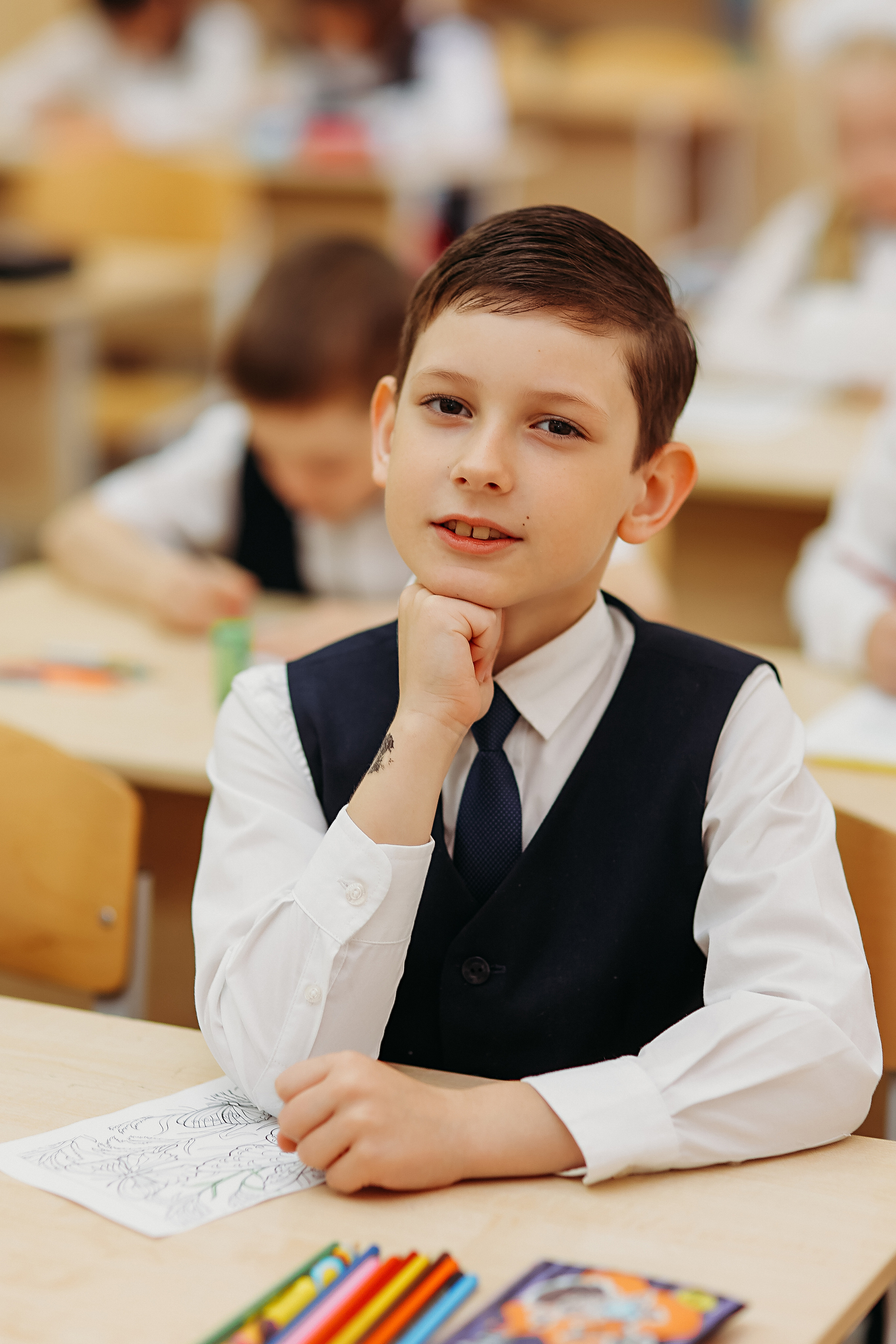 2 класс. Семейный фотограф Тюмень, фотограф на роды Салмина Мария