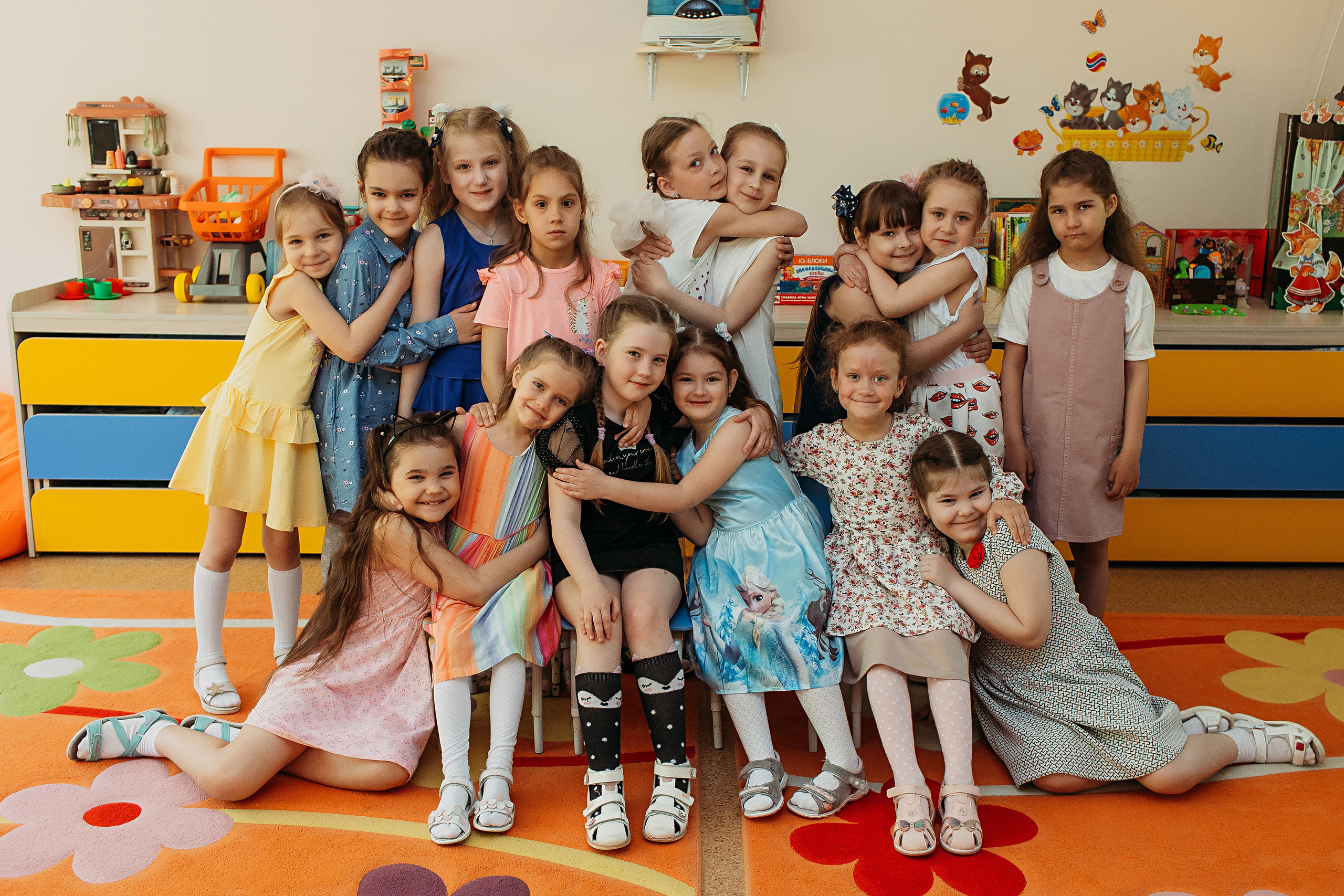 Портерты+общее+группы садик. Семейный фотограф Тюмень, фотограф на роды Салмина Мария