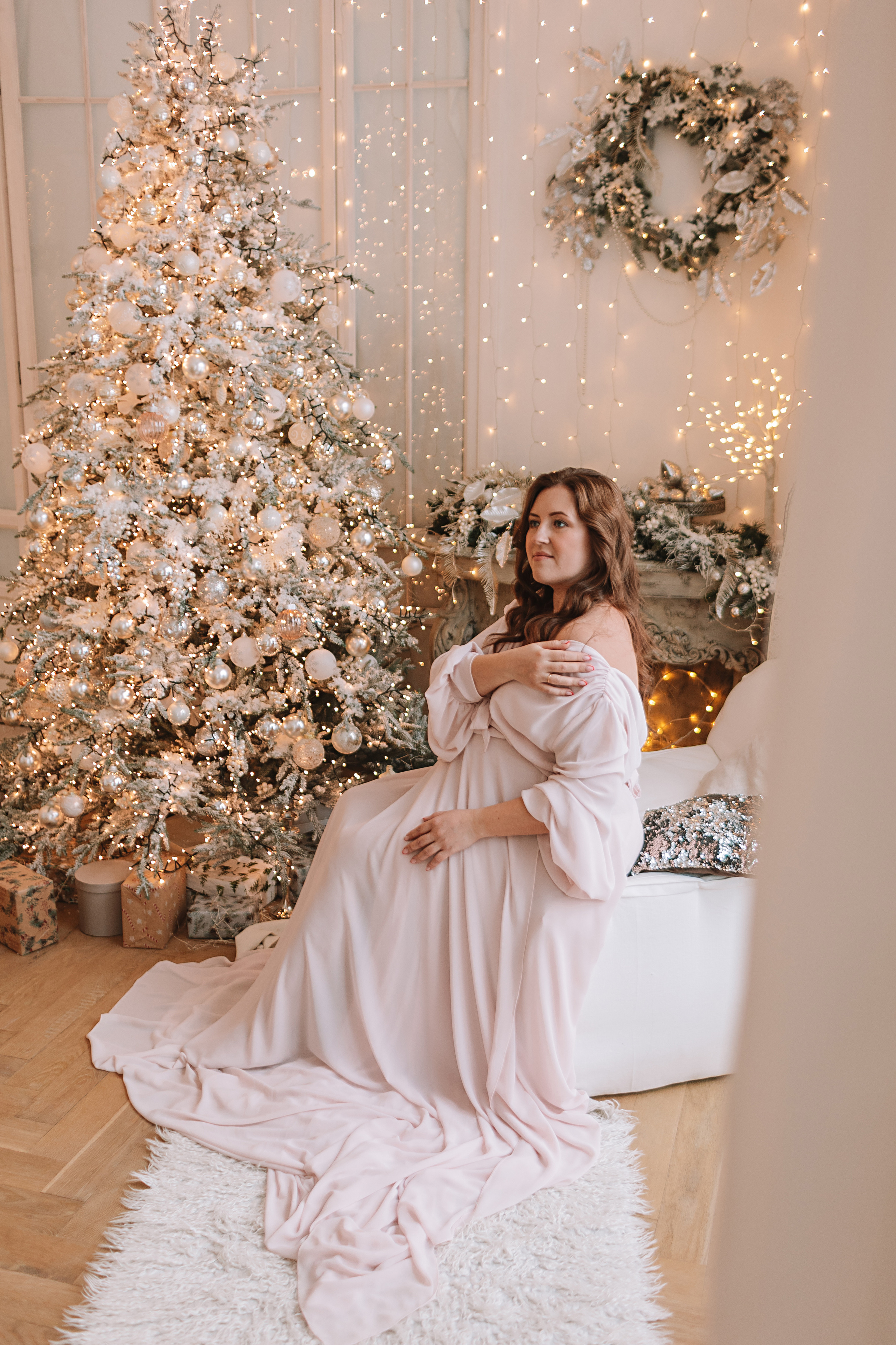 Студия Че (новогодняя). Семейный фотограф Тюмень, фотограф на роды Салмина Мария