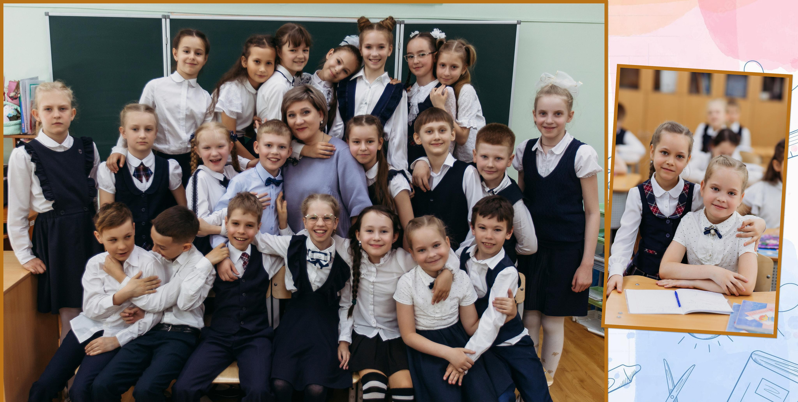 Макеты/развороты фотокниг ШКОЛЫ. Семейный фотограф Тюмень, фотограф на роды Салмина Мария