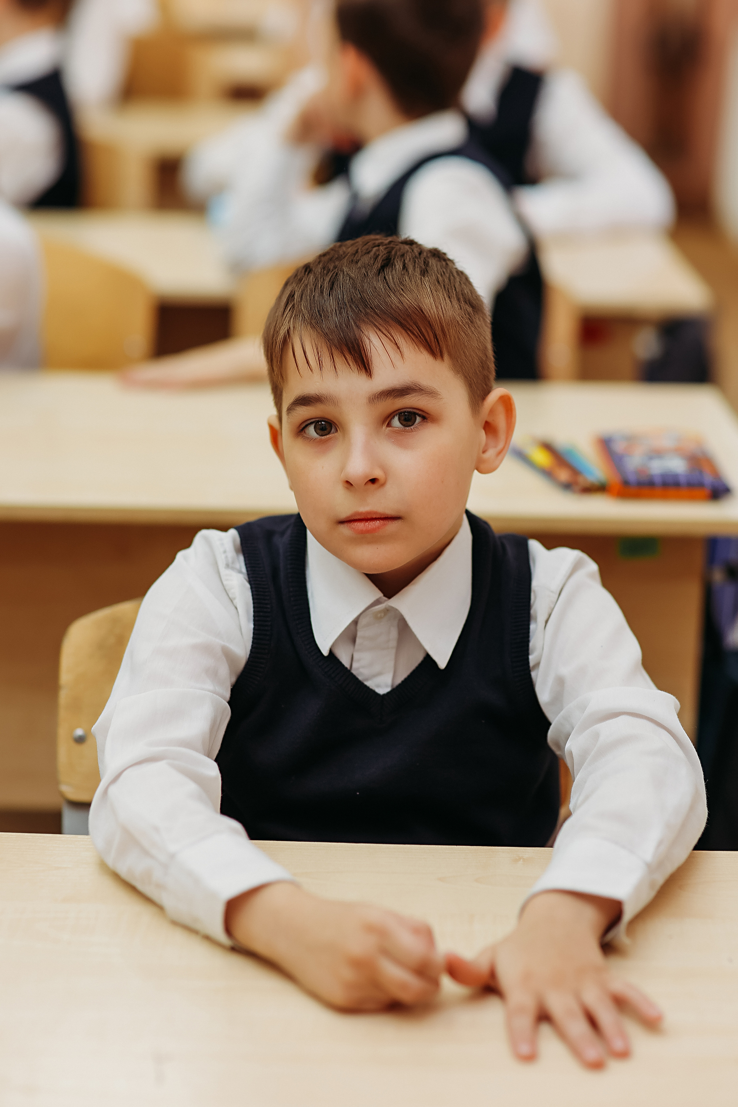 2 класс. Семейный фотограф Тюмень, фотограф на роды Салмина Мария