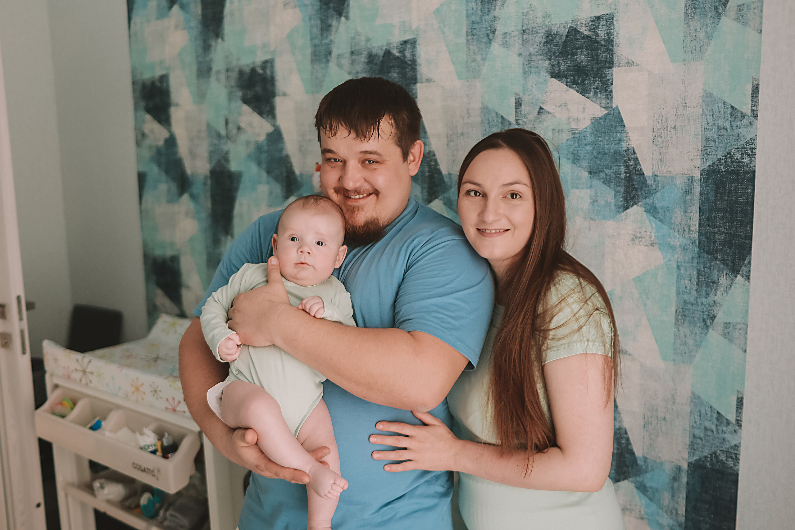 Захар, 3 месяца. Семейный фотограф Тюмень, фотограф на роды Салмина Мария