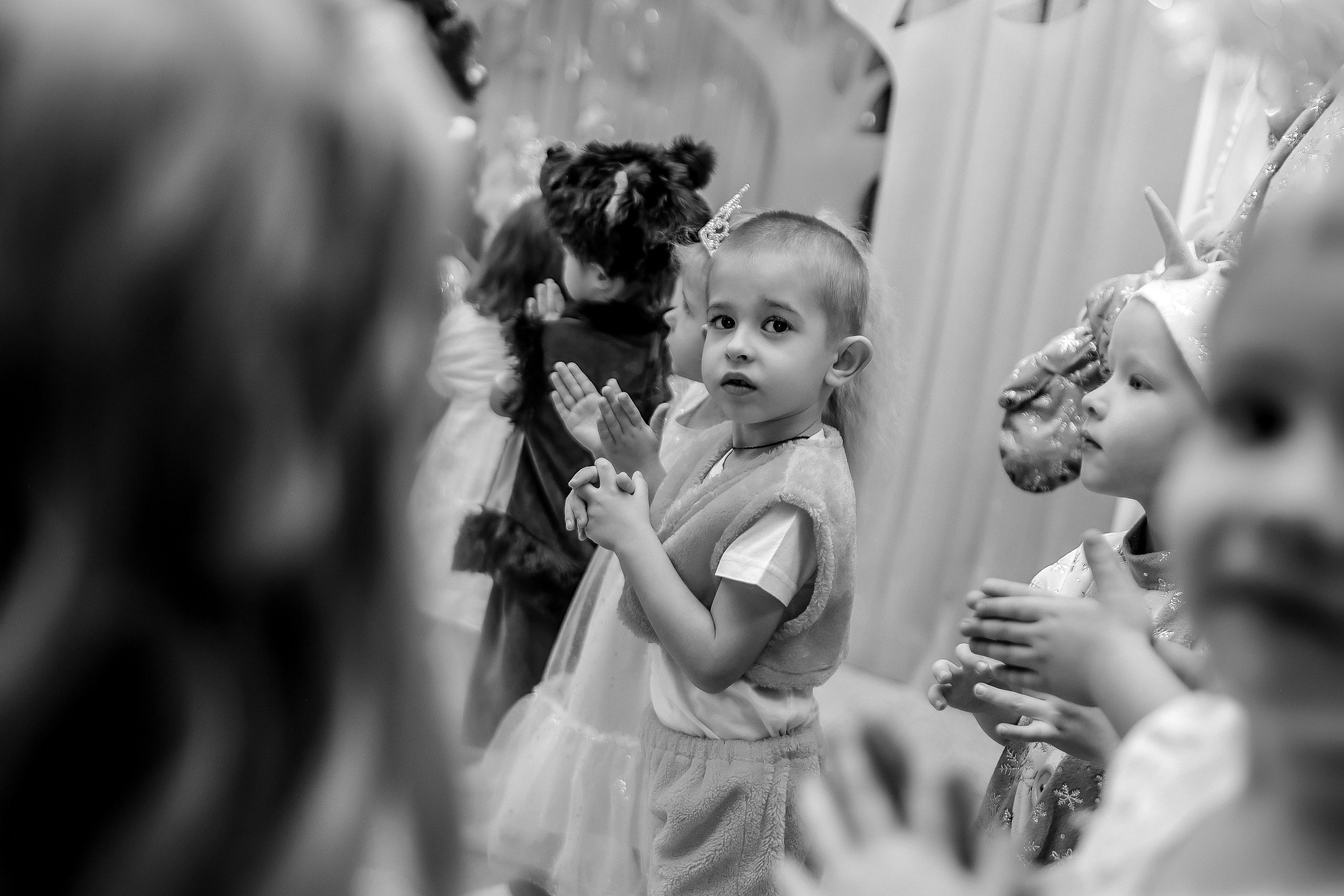 Репортаж новогоднего утренника. Семейный фотограф Тюмень, фотограф на роды Салмина Мария