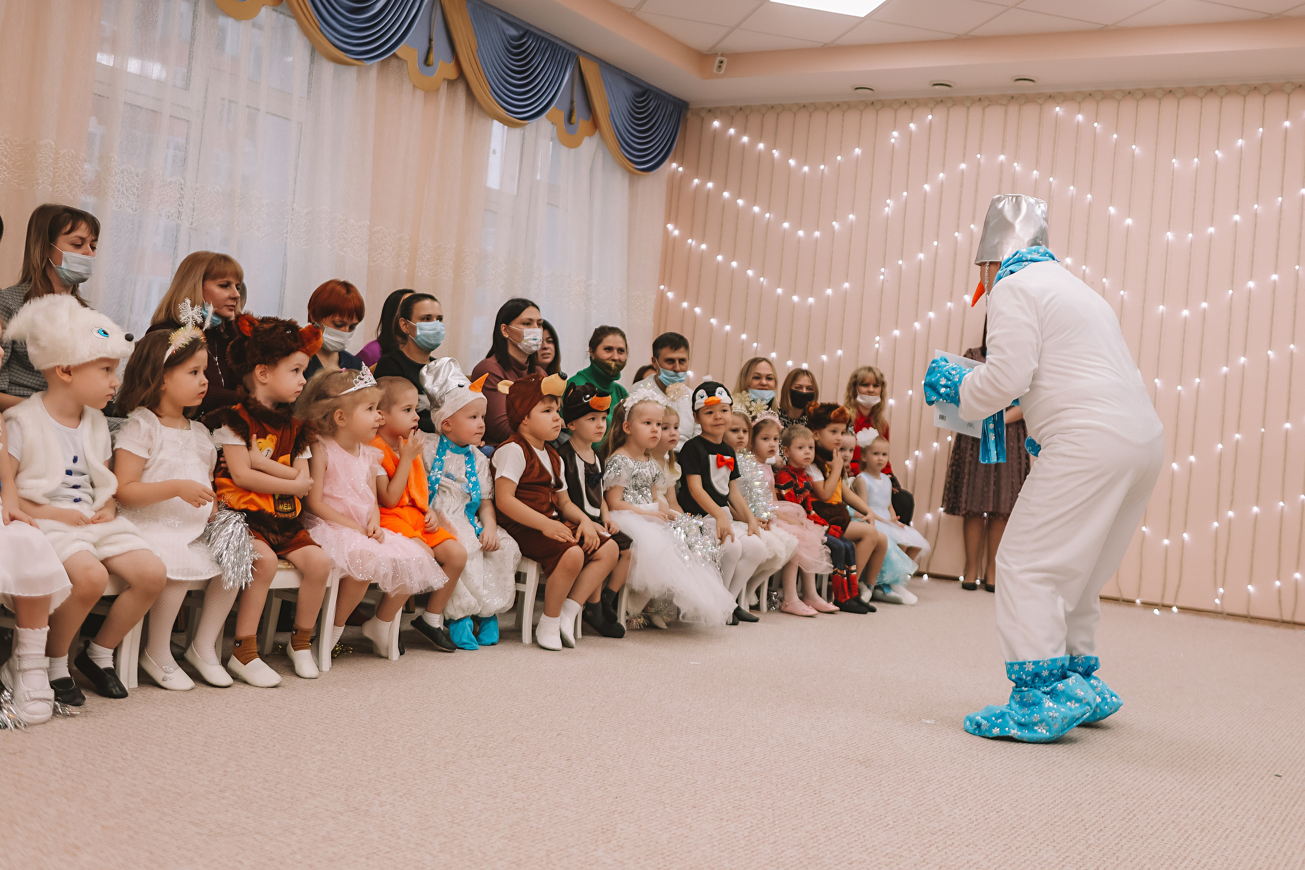 Репортаж новогоднего утренника. Семейный фотограф Тюмень, фотограф на роды Салмина Мария