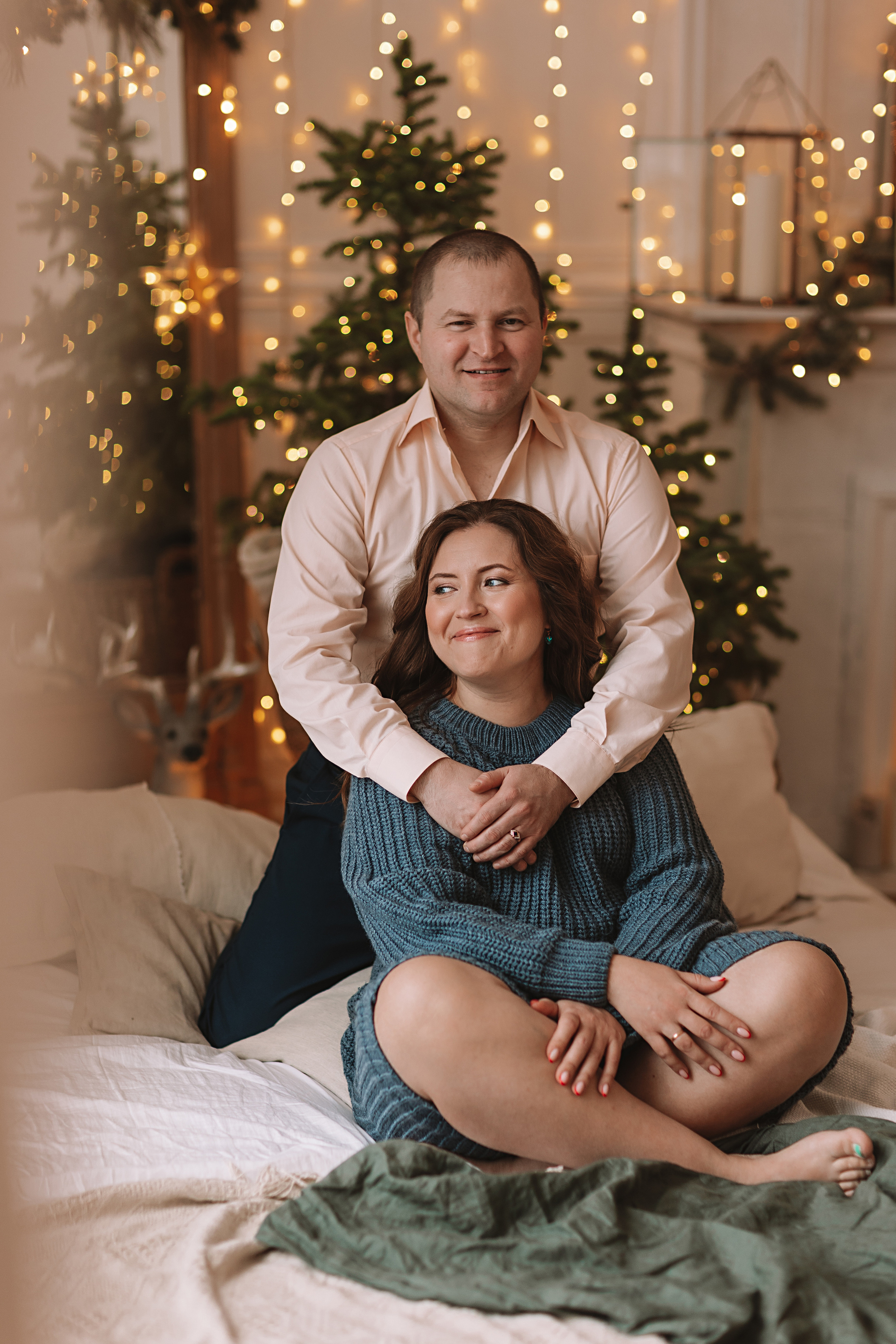 Студия Че (новогодняя). Семейный фотограф Тюмень, фотограф на роды Салмина Мария