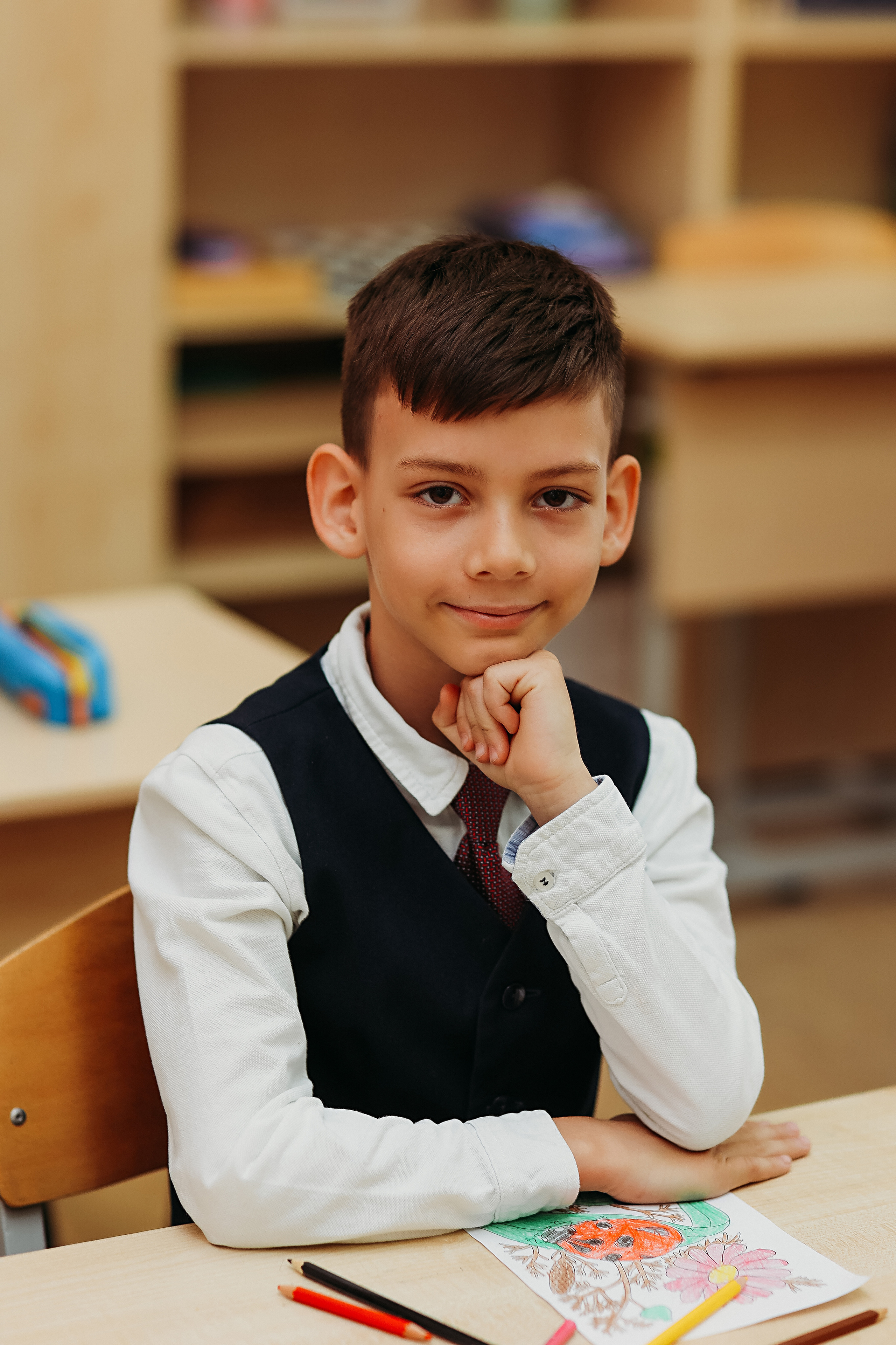 2 класс. Семейный фотограф Тюмень, фотограф на роды Салмина Мария