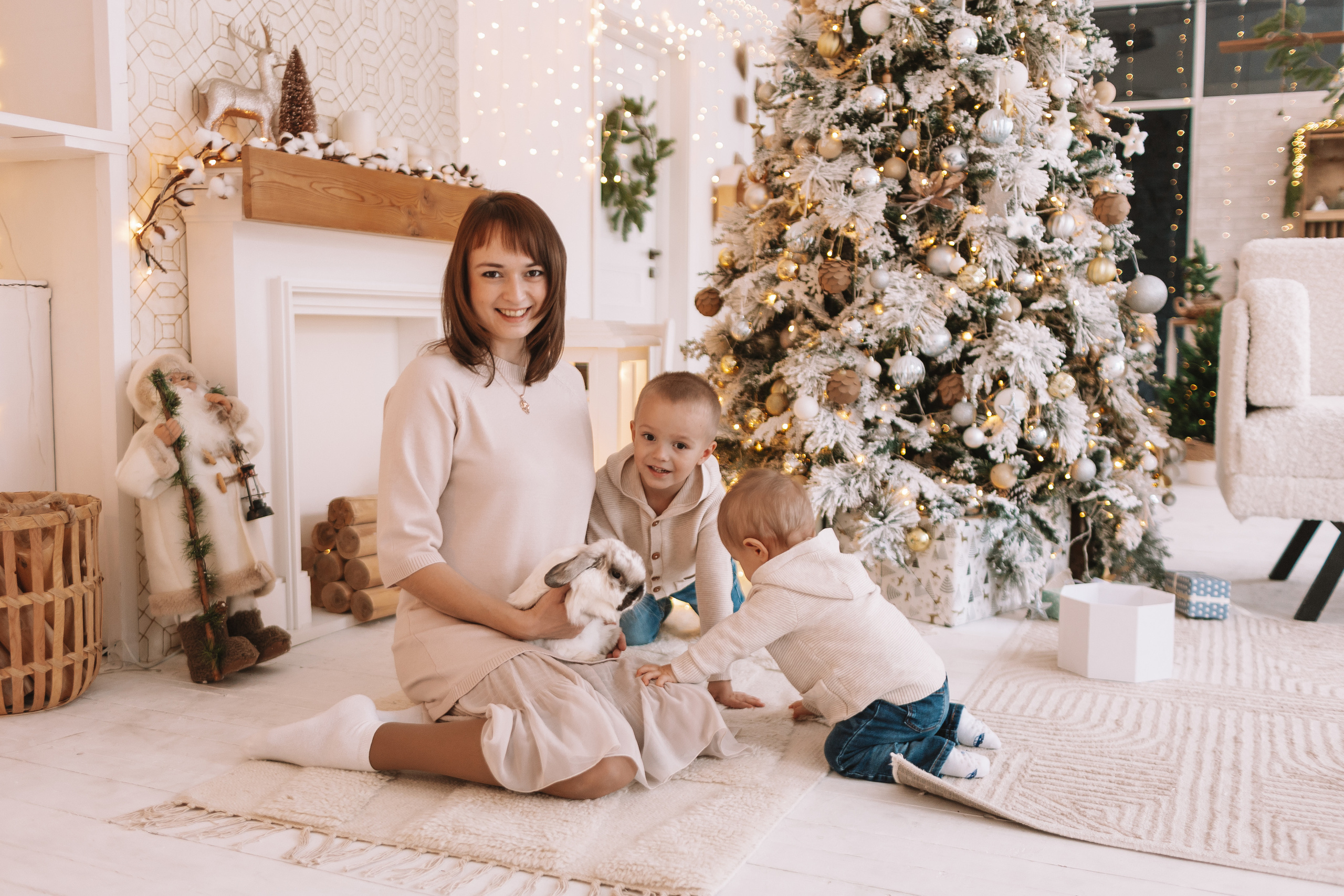 Студия Рояль (новогодняя). Семейный фотограф Тюмень, фотограф на роды Салмина Мария