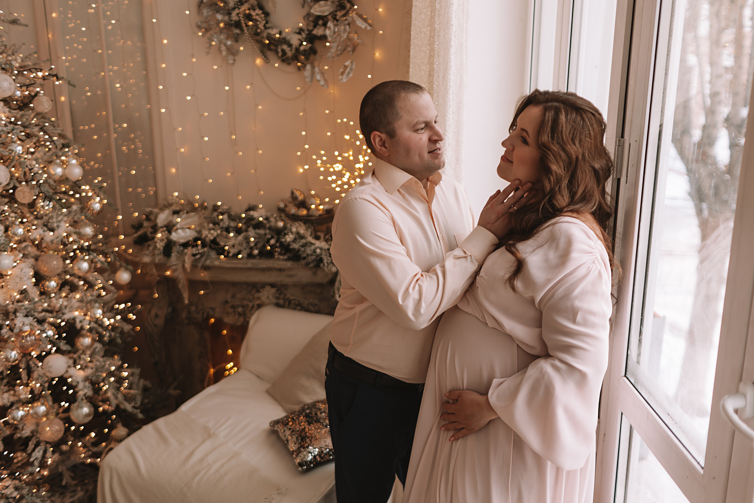 Студия Че (новогодняя). Семейный фотограф Тюмень, фотограф на роды Салмина Мария