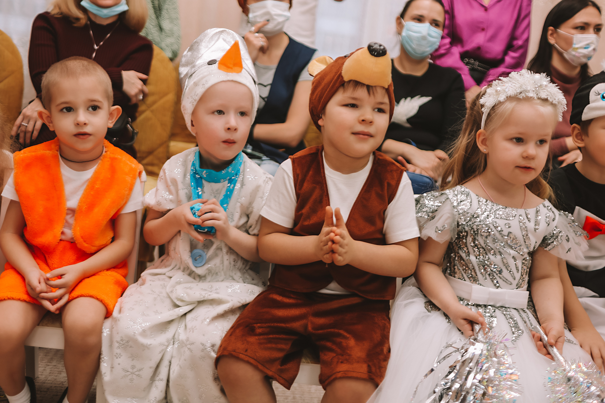 Репортаж новогоднего утренника. Семейный фотограф Тюмень, фотограф на роды Салмина Мария