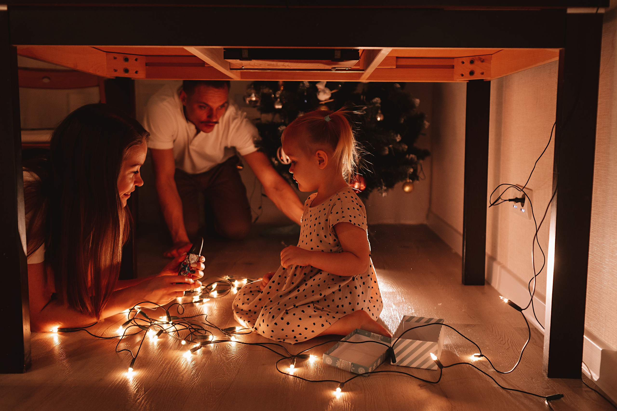 Новогодняя. Семейный фотограф Тюмень, фотограф на роды Салмина Мария