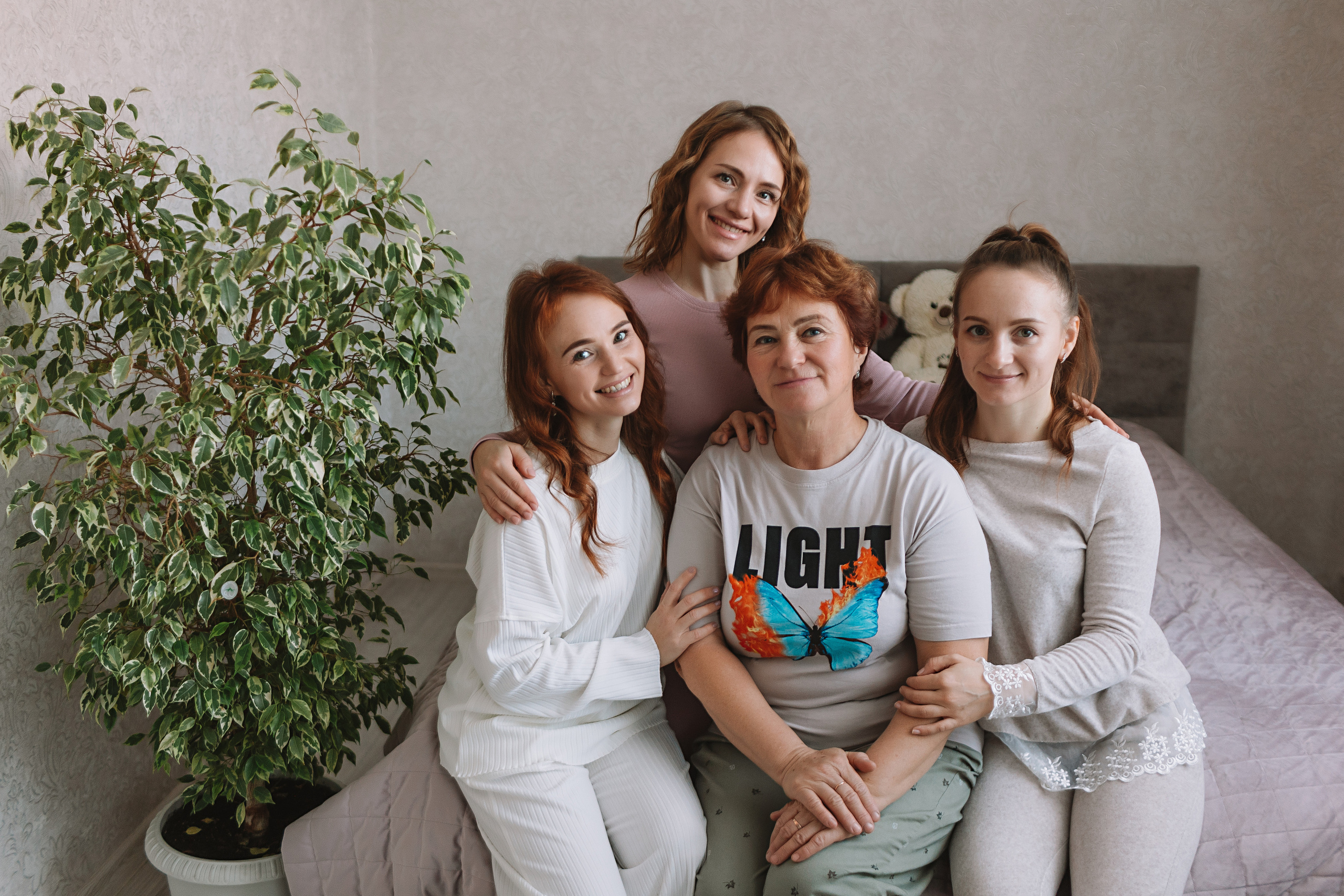 Большая семья (17 человек в частном доме, 2 часа). Семейный фотограф Тюмень, фотограф на роды Салмина Мария