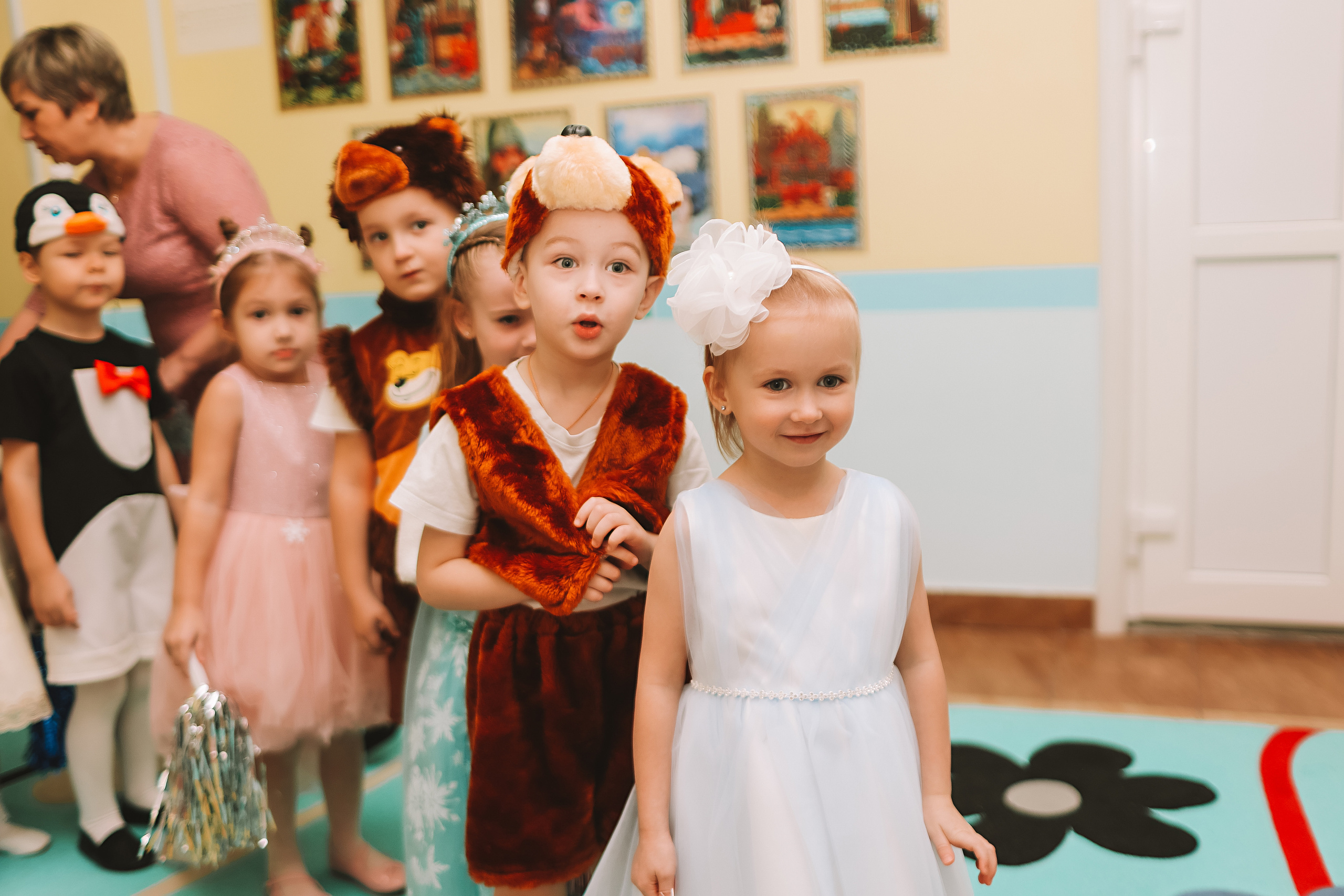 Репортаж новогоднего утренника. Семейный фотограф Тюмень, фотограф на роды Салмина Мария