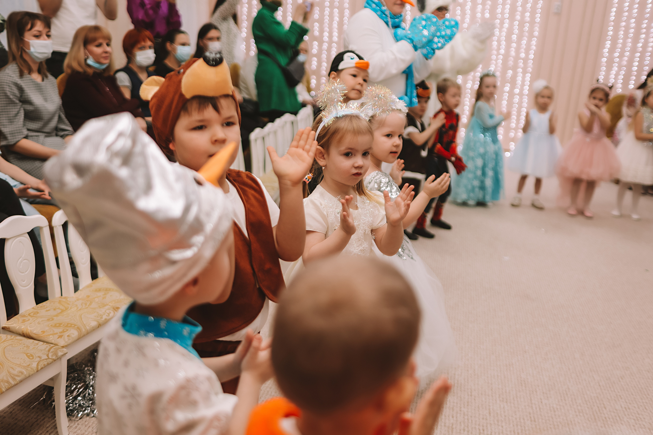 Репортаж новогоднего утренника. Семейный фотограф Тюмень, фотограф на роды Салмина Мария