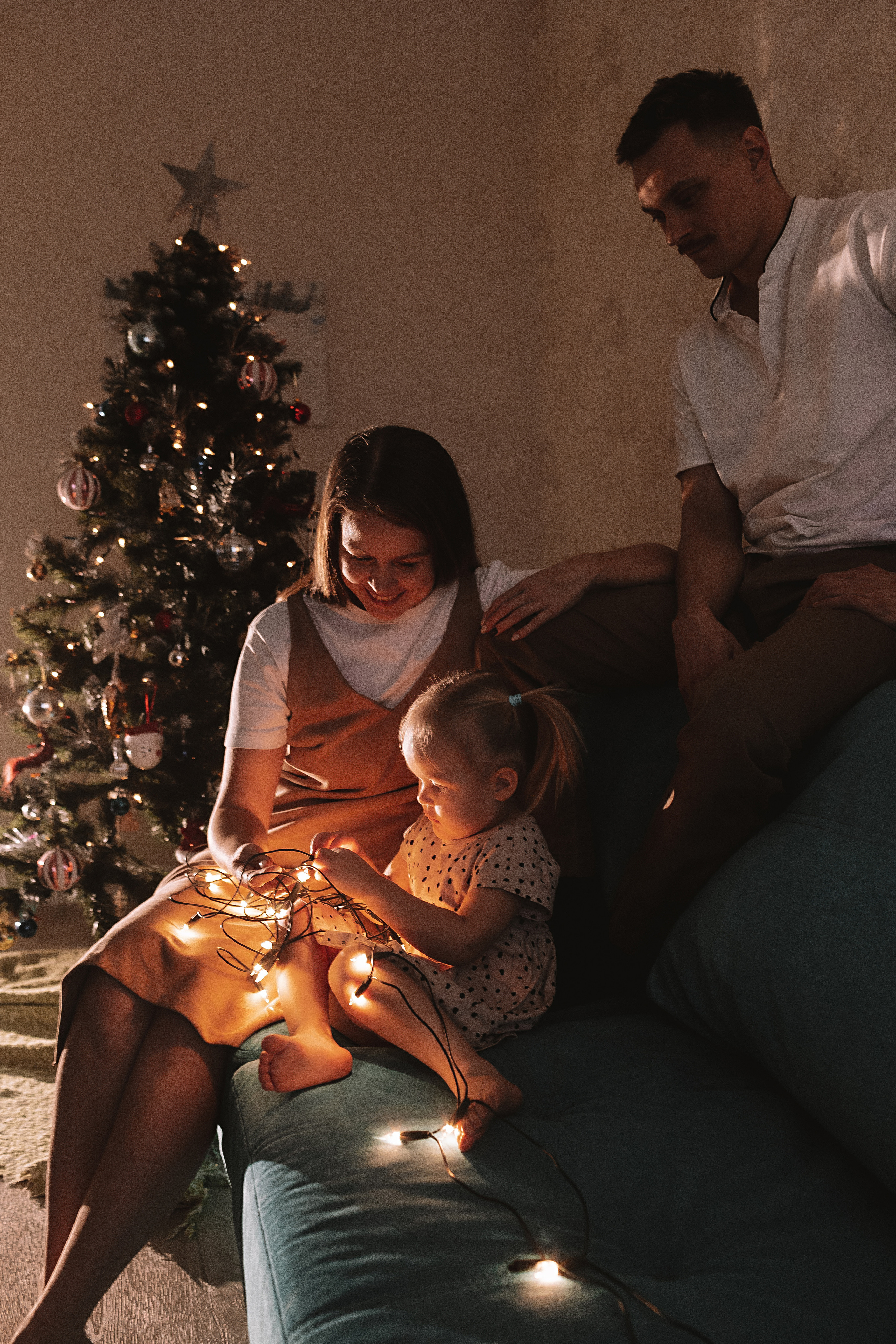 Новогодняя. Семейный фотограф Тюмень, фотограф на роды Салмина Мария