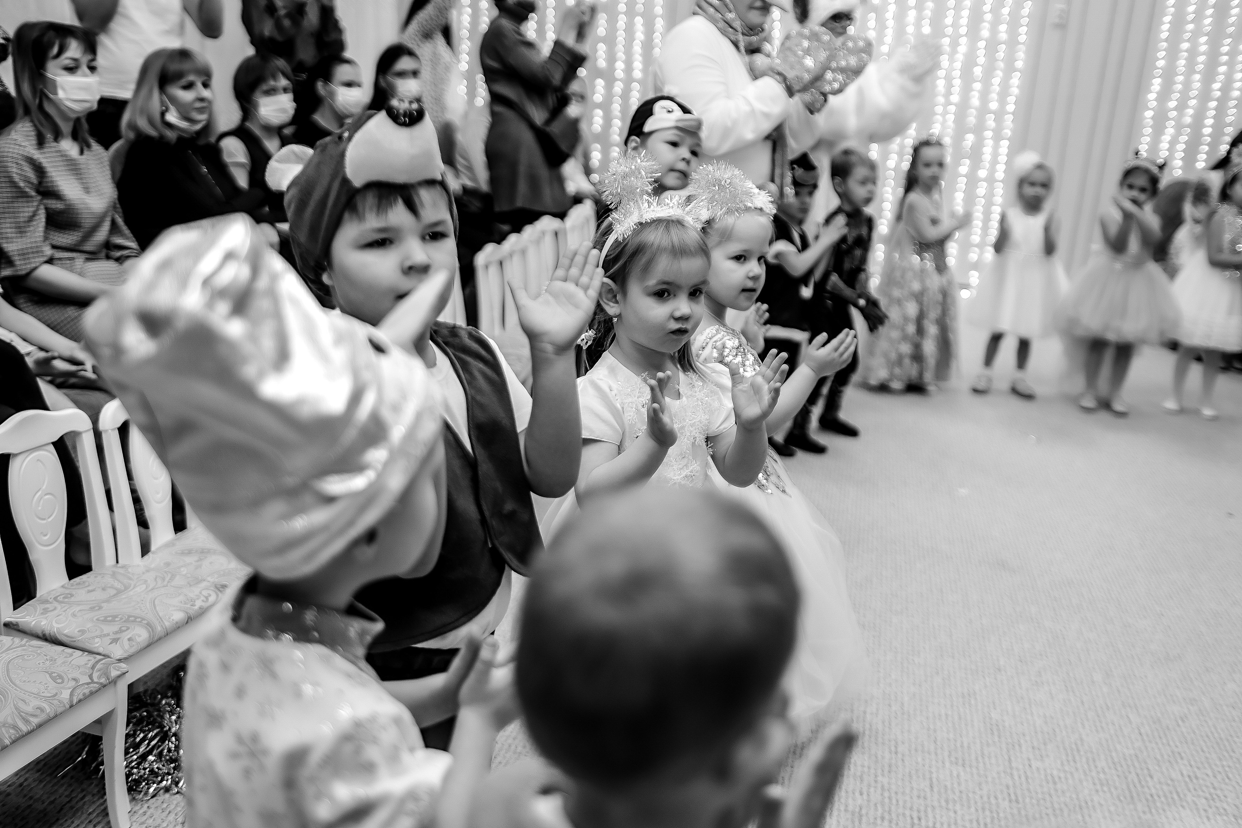 Репортаж новогоднего утренника. Семейный фотограф Тюмень, фотограф на роды Салмина Мария