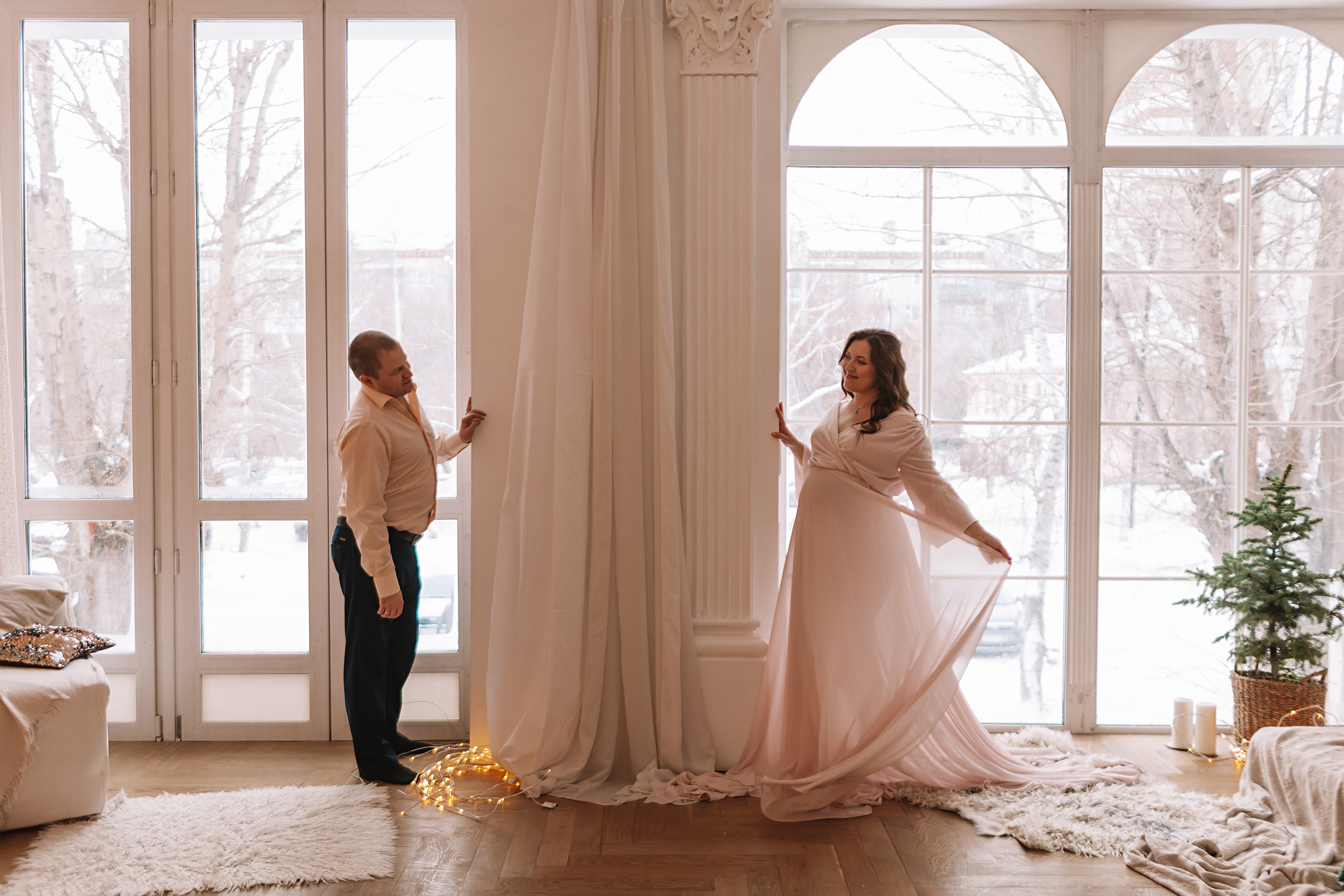 Студия Че (новогодняя). Семейный фотограф Тюмень, фотограф на роды Салмина Мария