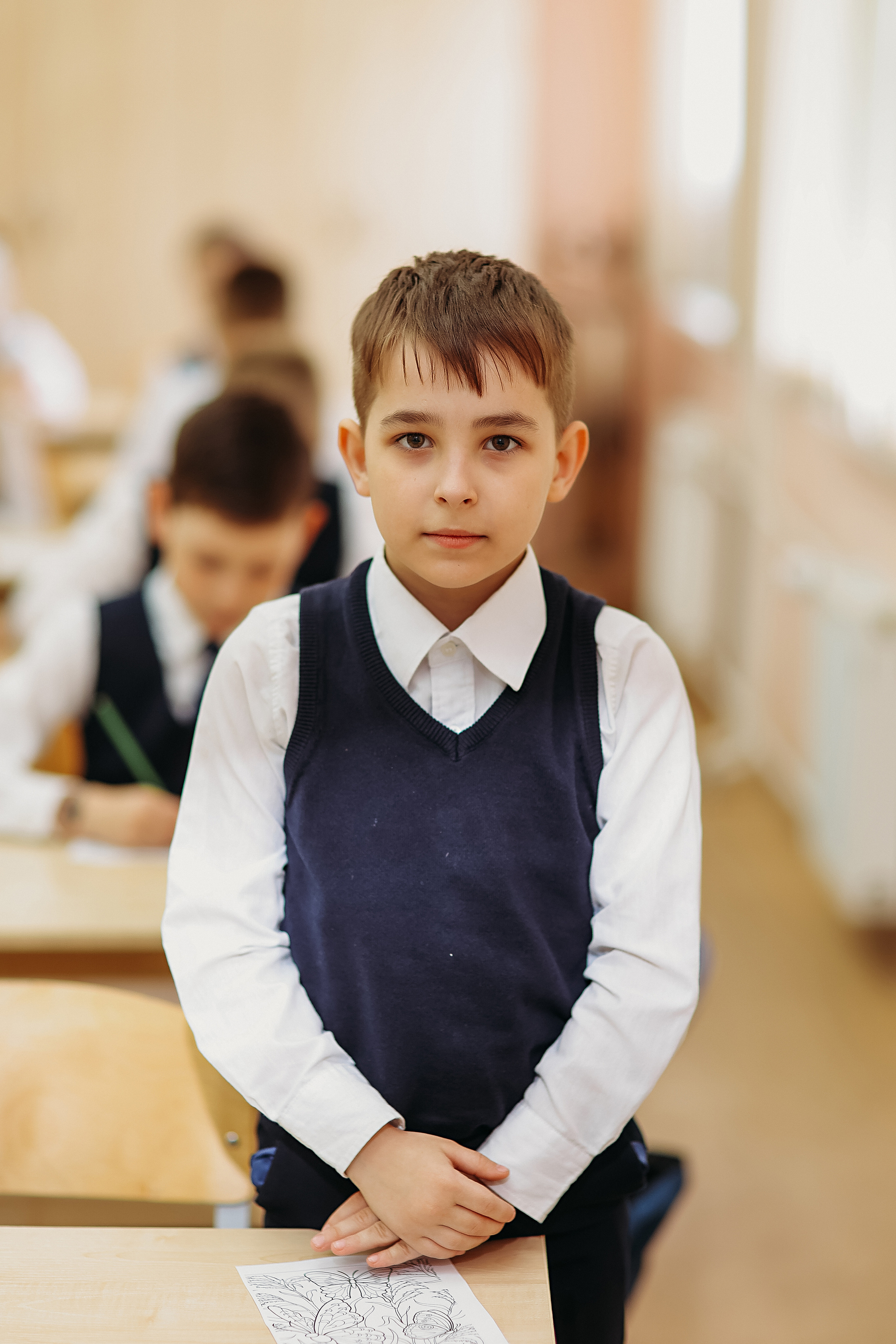 2 класс. Семейный фотограф Тюмень, фотограф на роды Салмина Мария