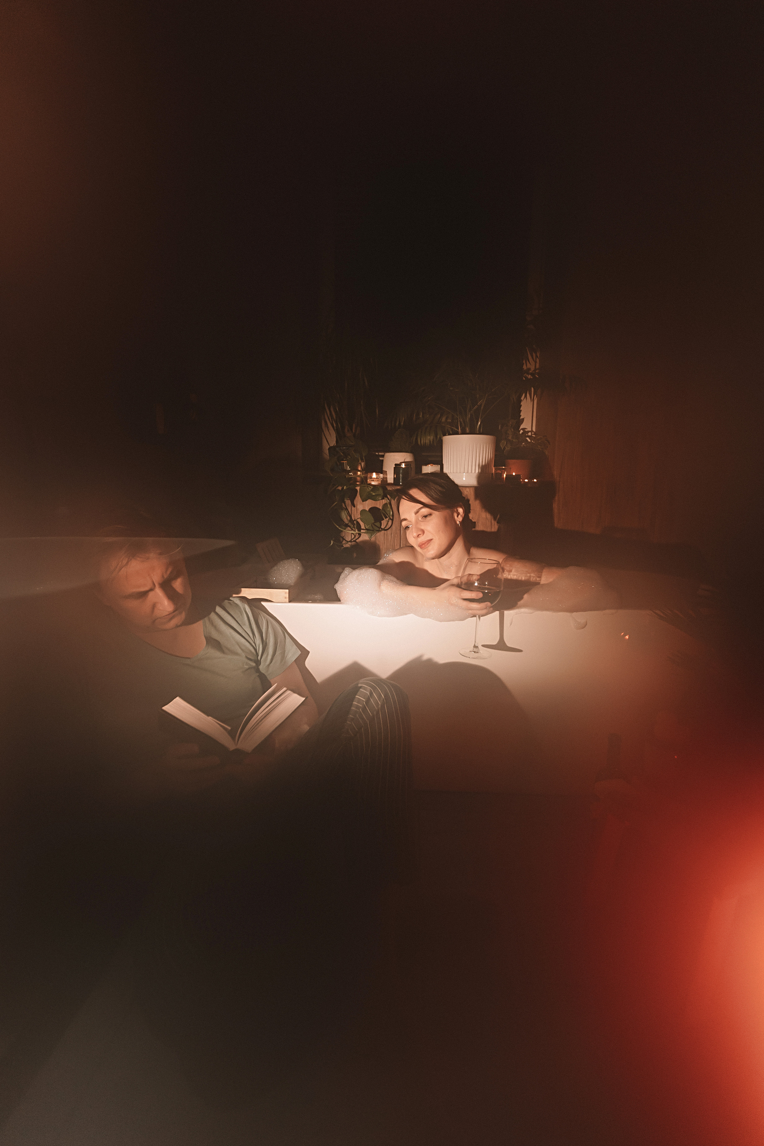 Вечерняя лав стори. Семейный фотограф Тюмень, фотограф на роды Салмина Мария