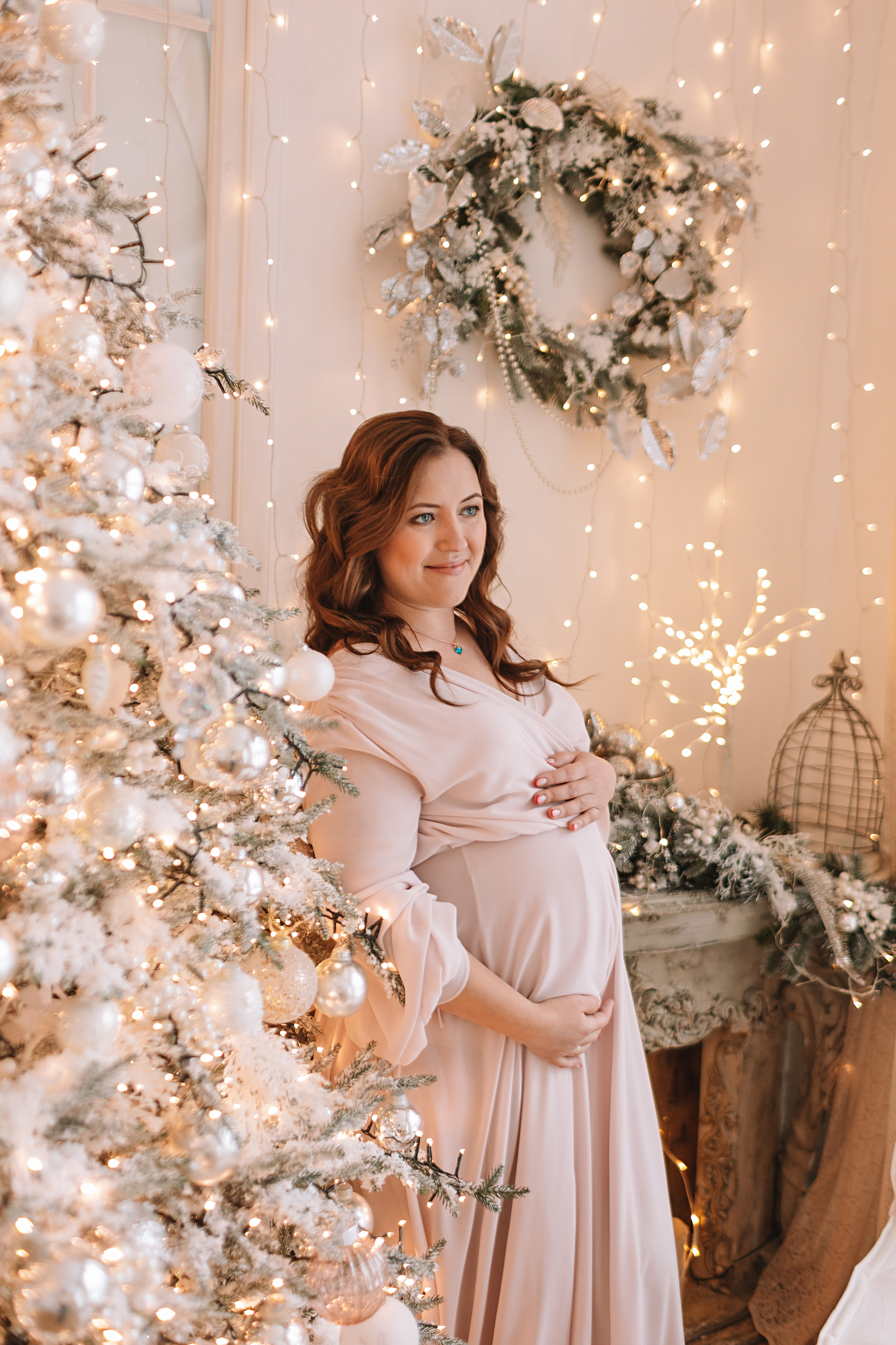 Студия Че (новогодняя). Семейный фотограф Тюмень, фотограф на роды Салмина Мария