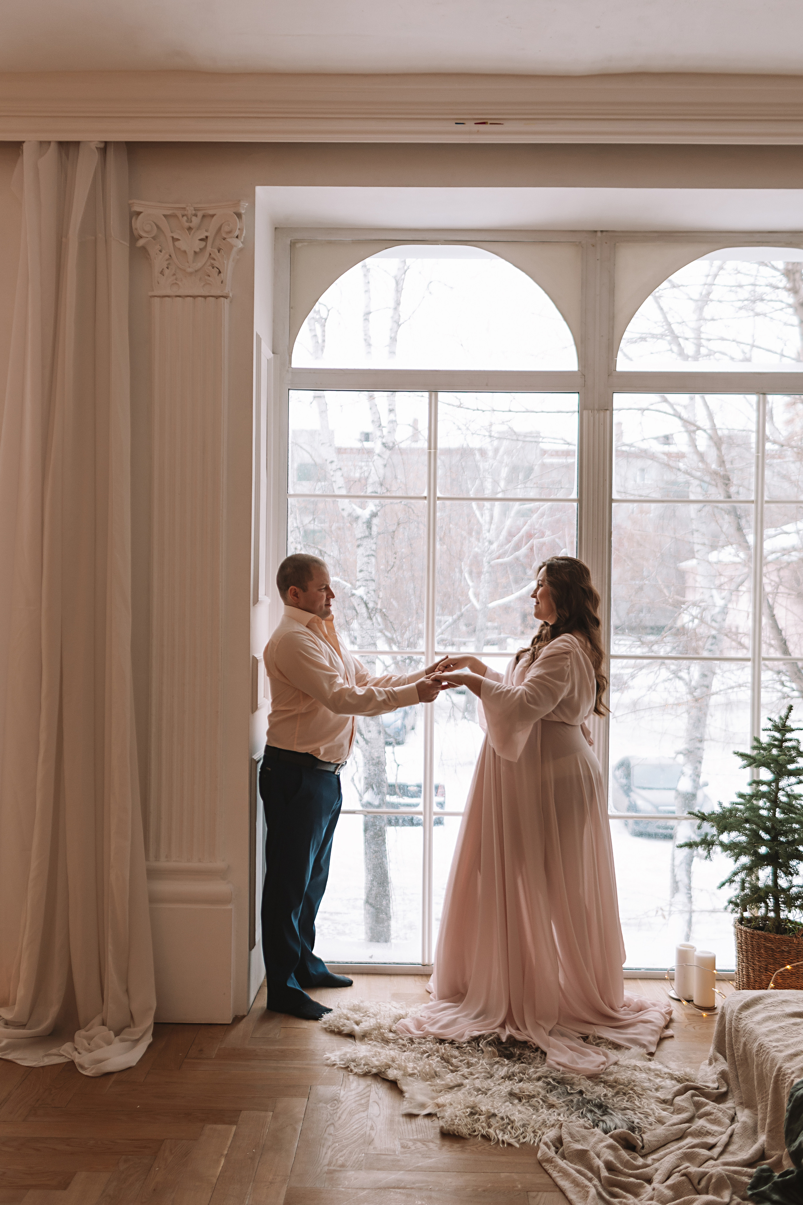 Студия Че (новогодняя). Семейный фотограф Тюмень, фотограф на роды Салмина Мария