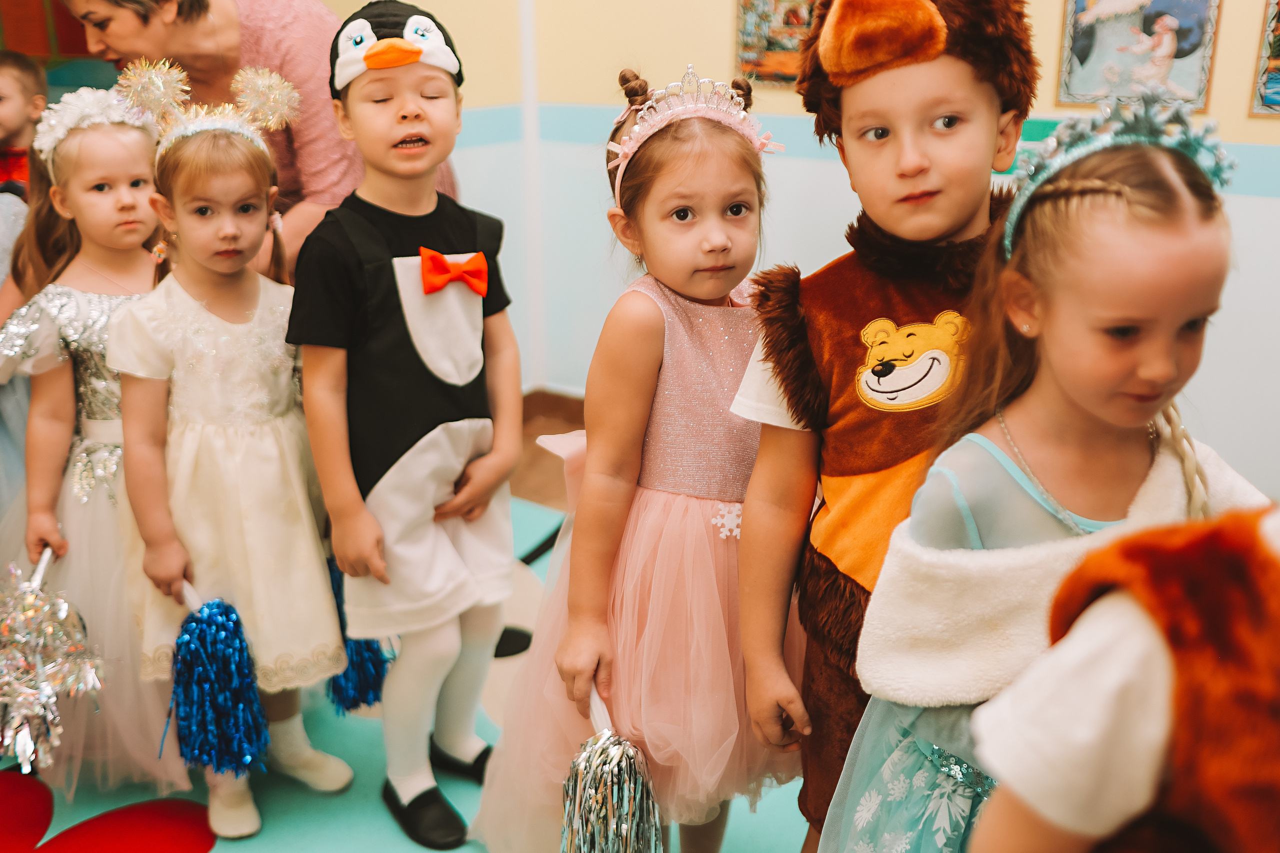 Репортаж новогоднего утренника. Семейный фотограф Тюмень, фотограф на роды Салмина Мария