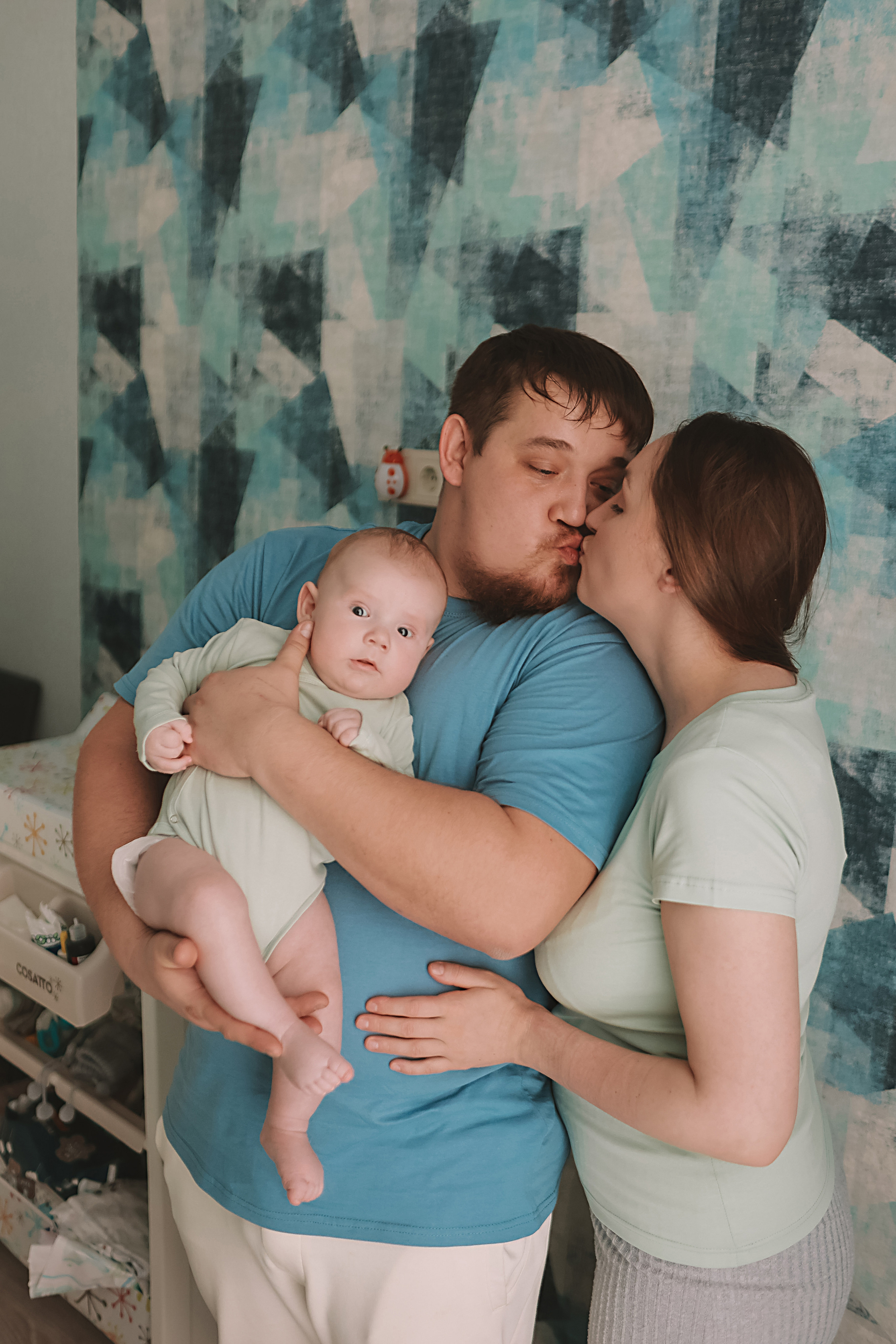 Захар, 3 месяца. Семейный фотограф Тюмень, фотограф на роды Салмина Мария