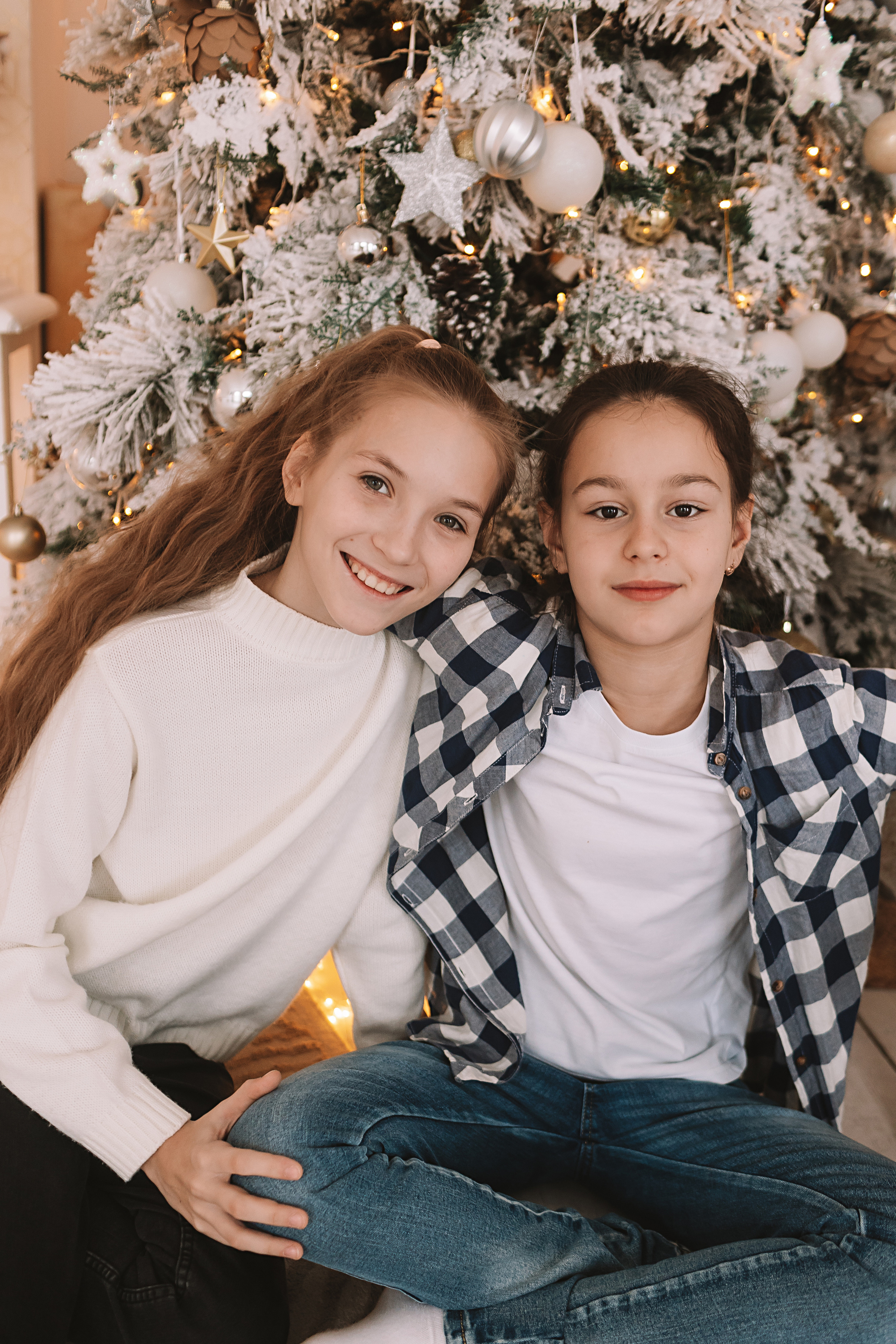 Новогодняя школьная в студии. Семейный фотограф Тюмень, фотограф на роды Салмина Мария