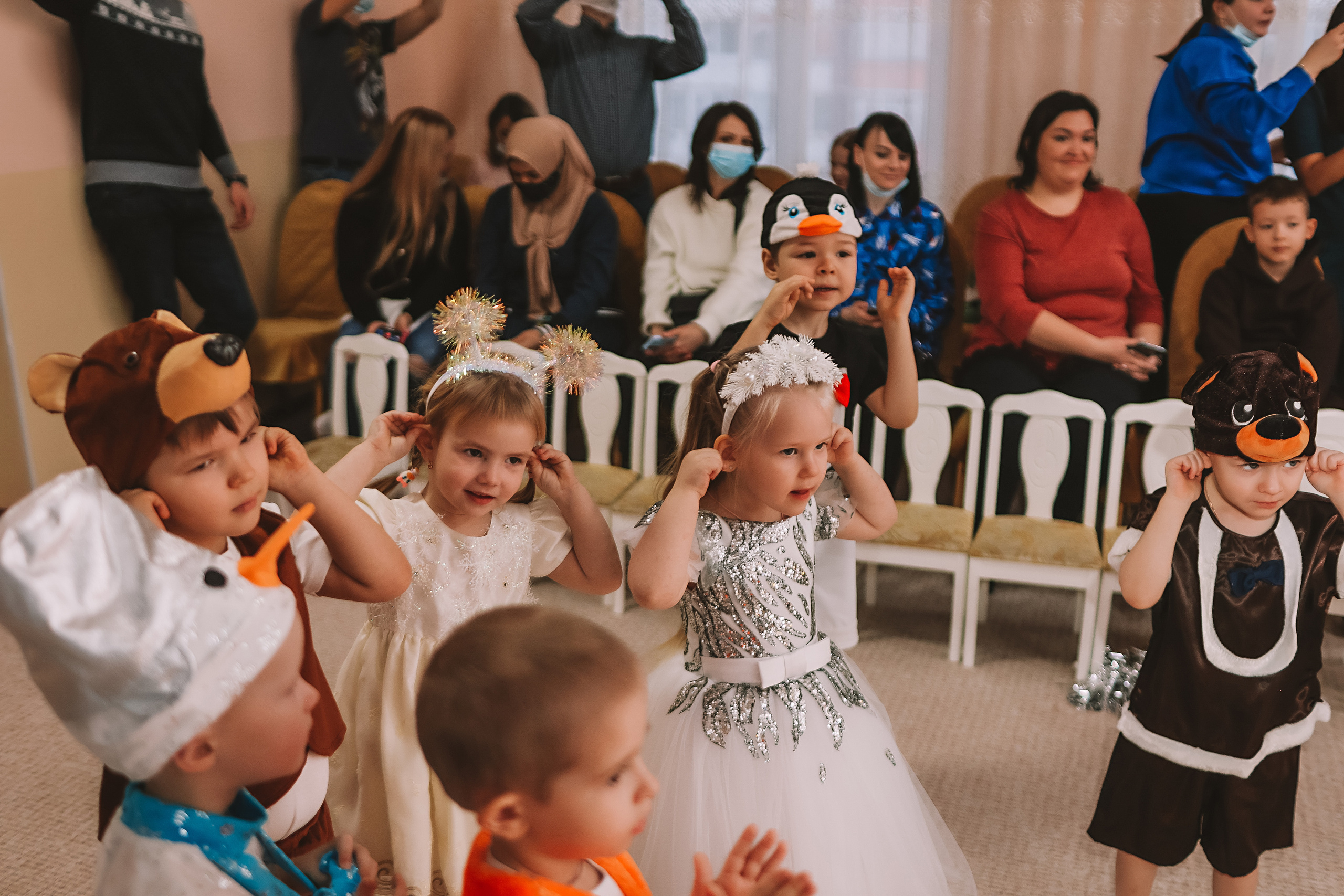 Репортаж новогоднего утренника. Семейный фотограф Тюмень, фотограф на роды Салмина Мария