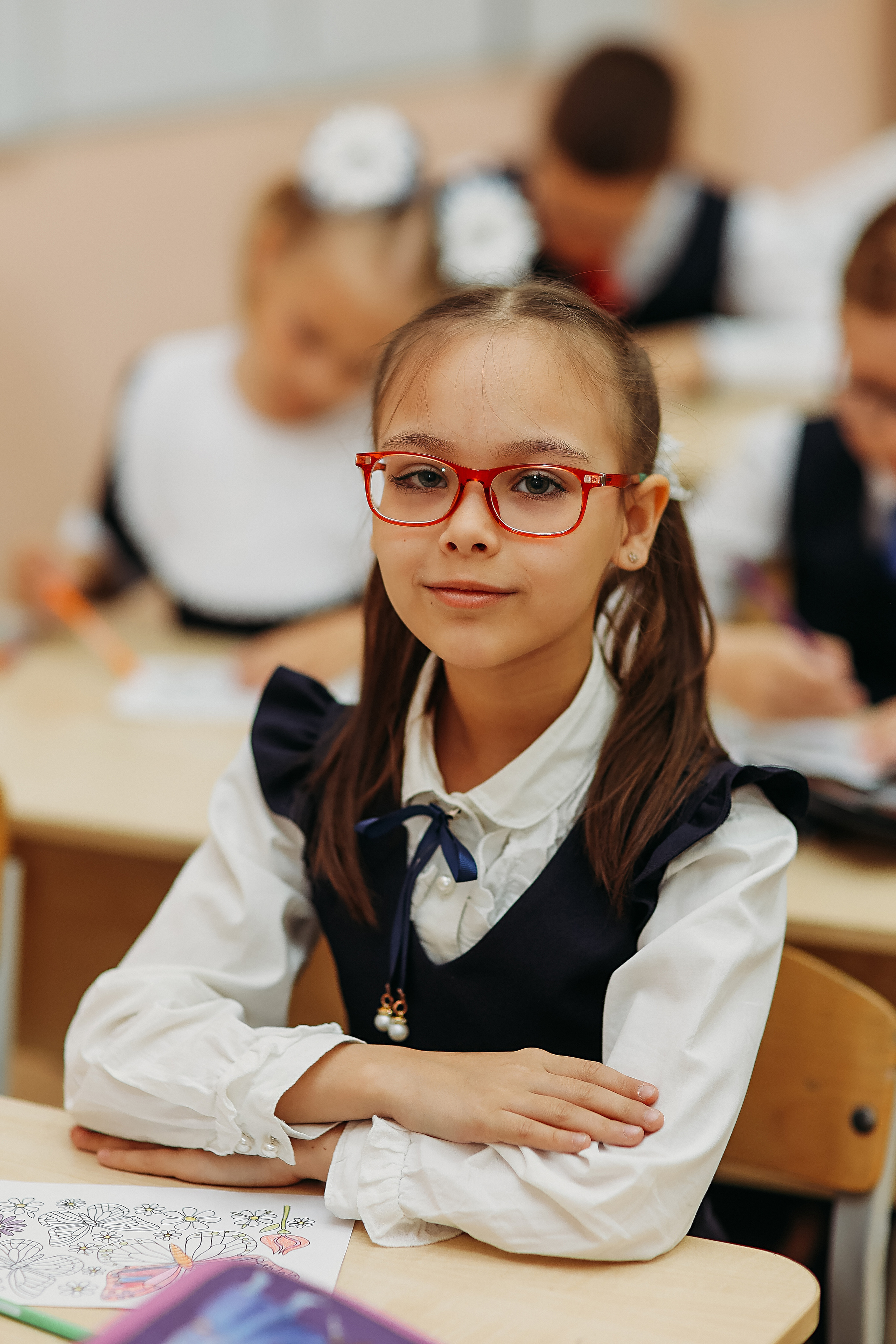 2 класс. Семейный фотограф Тюмень, фотограф на роды Салмина Мария