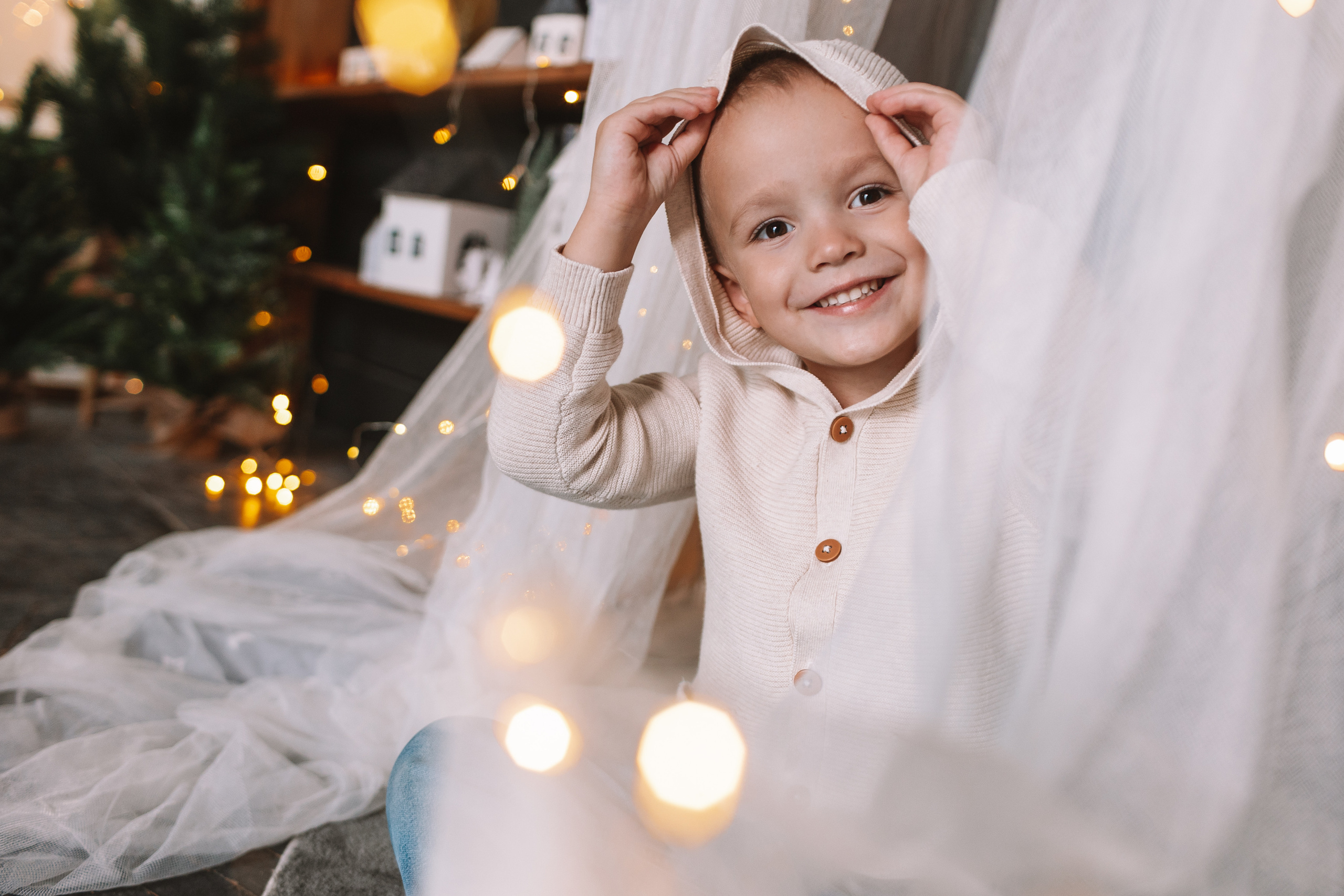 Студия Рояль (новогодняя). Семейный фотограф Тюмень, фотограф на роды Салмина Мария