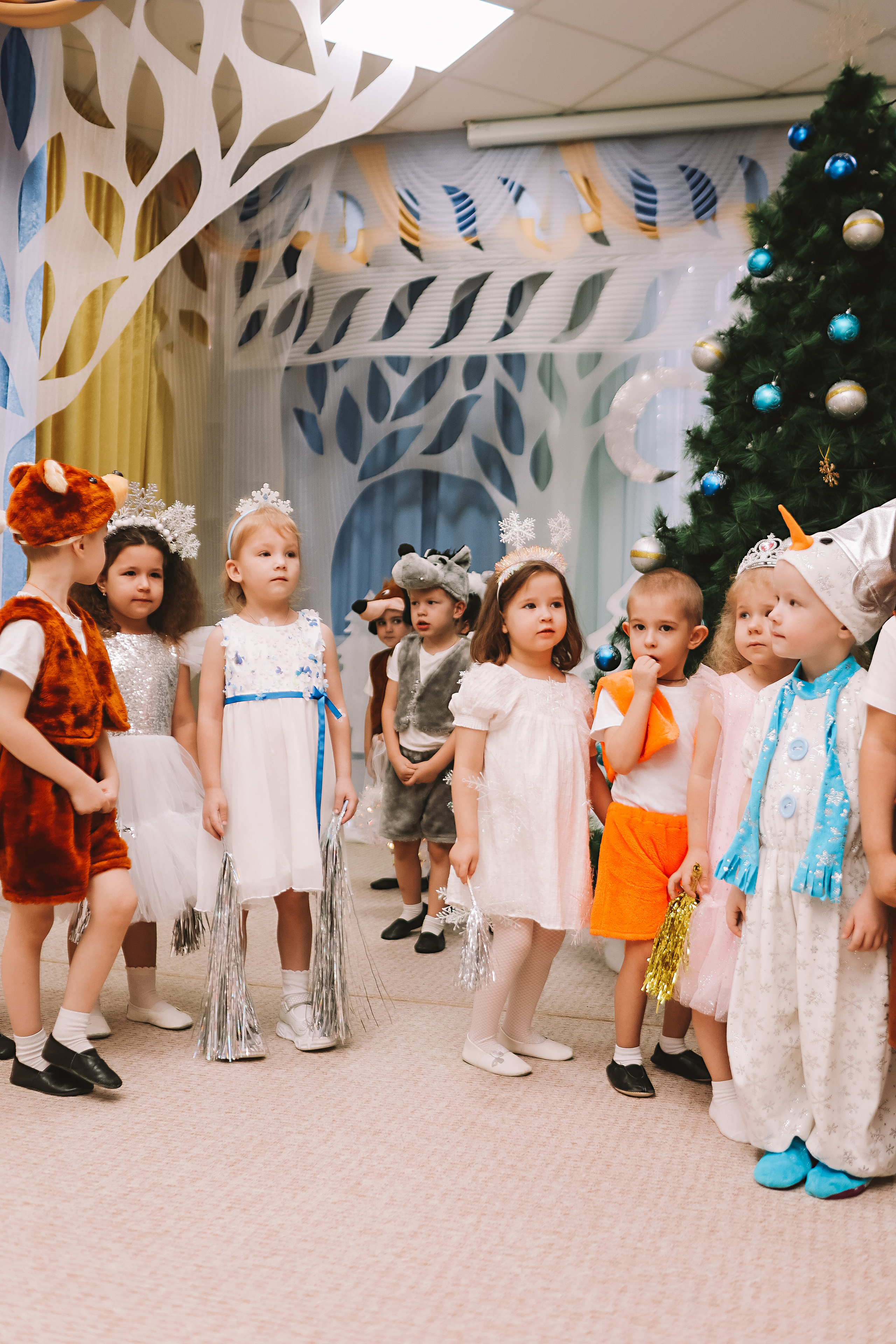 Репортаж новогоднего утренника. Семейный фотограф Тюмень, фотограф на роды Салмина Мария