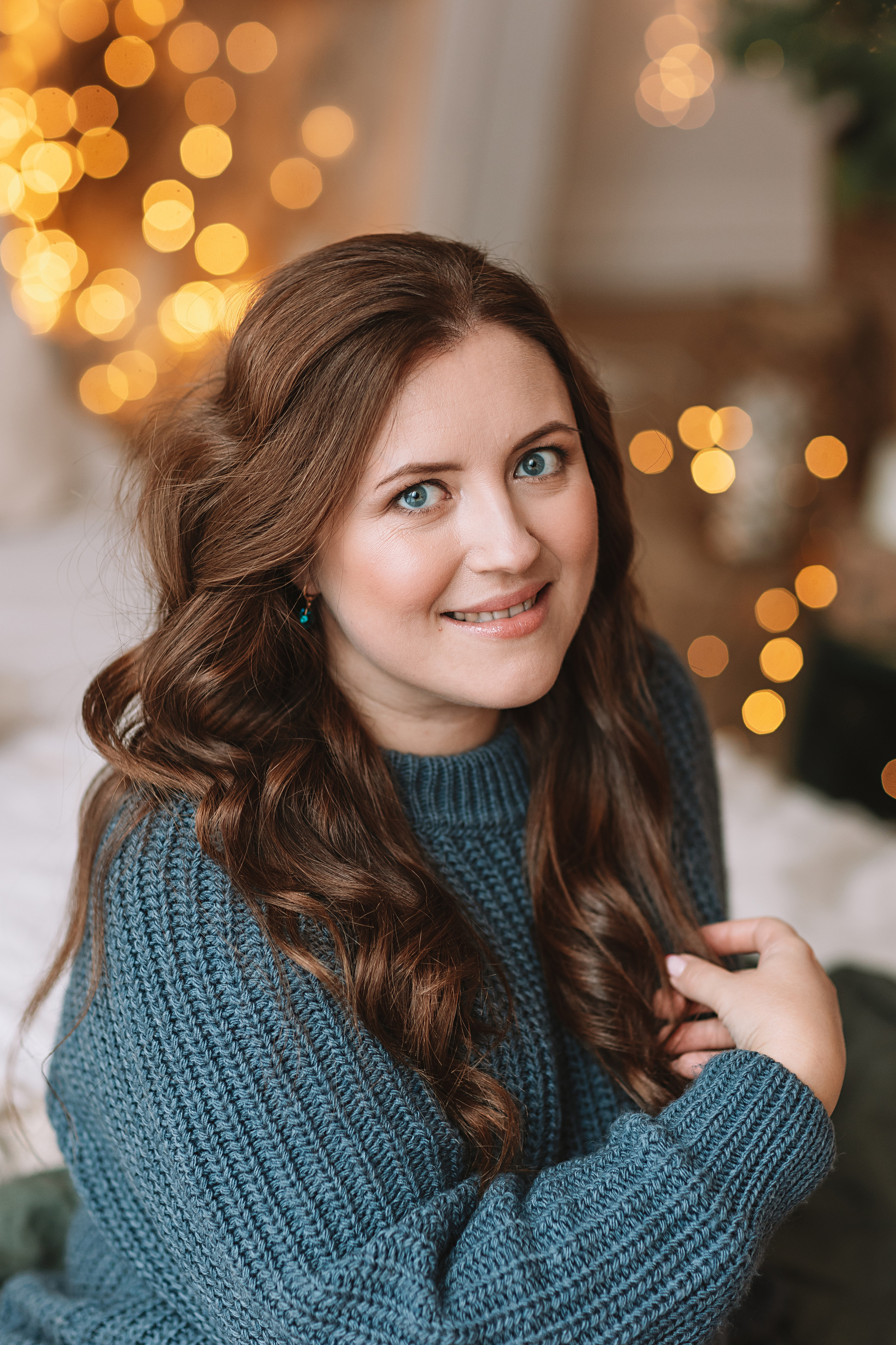 Студия Че (новогодняя). Семейный фотограф Тюмень, фотограф на роды Салмина Мария