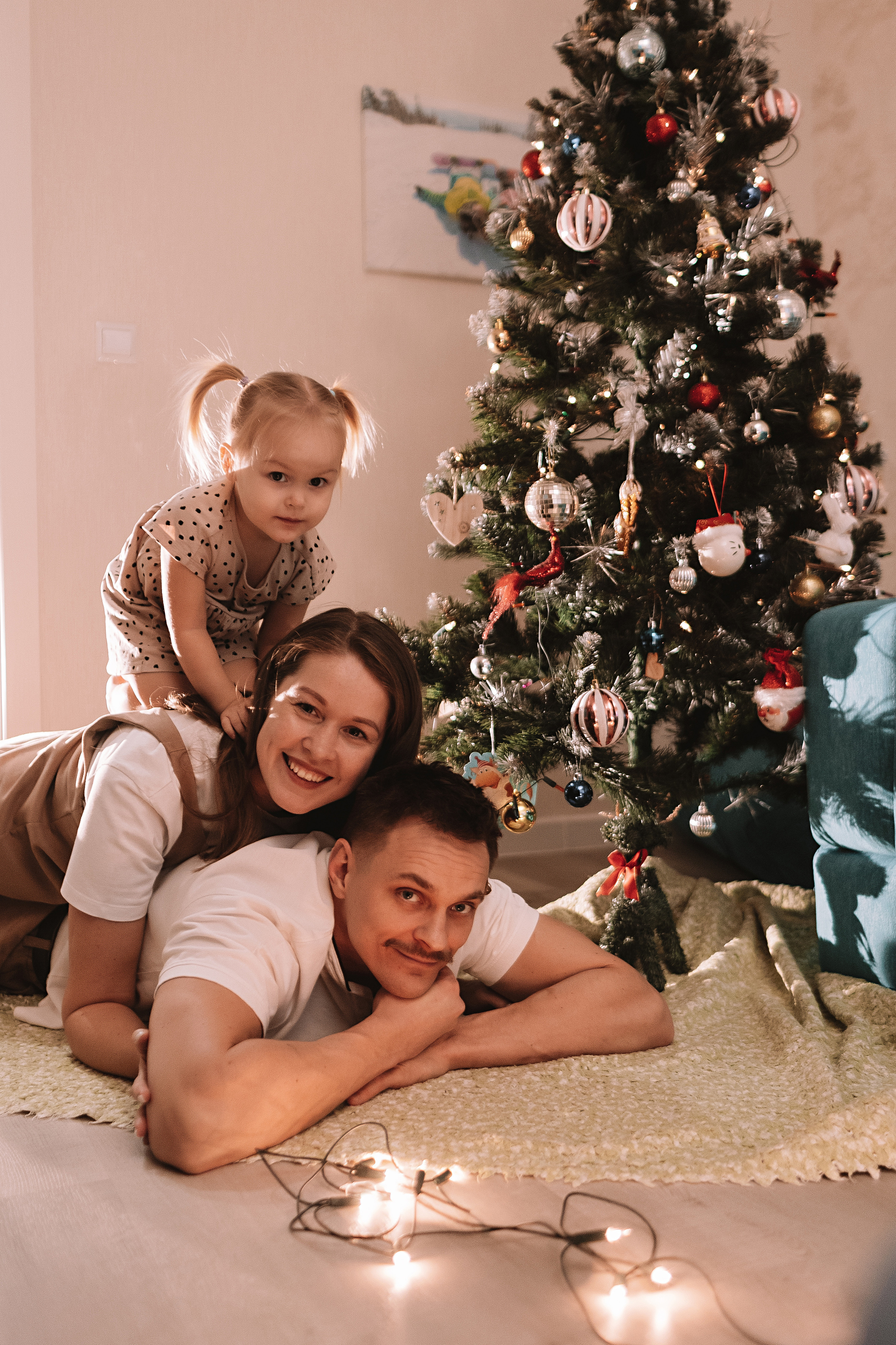 Новогодняя. Семейный фотограф Тюмень, фотограф на роды Салмина Мария