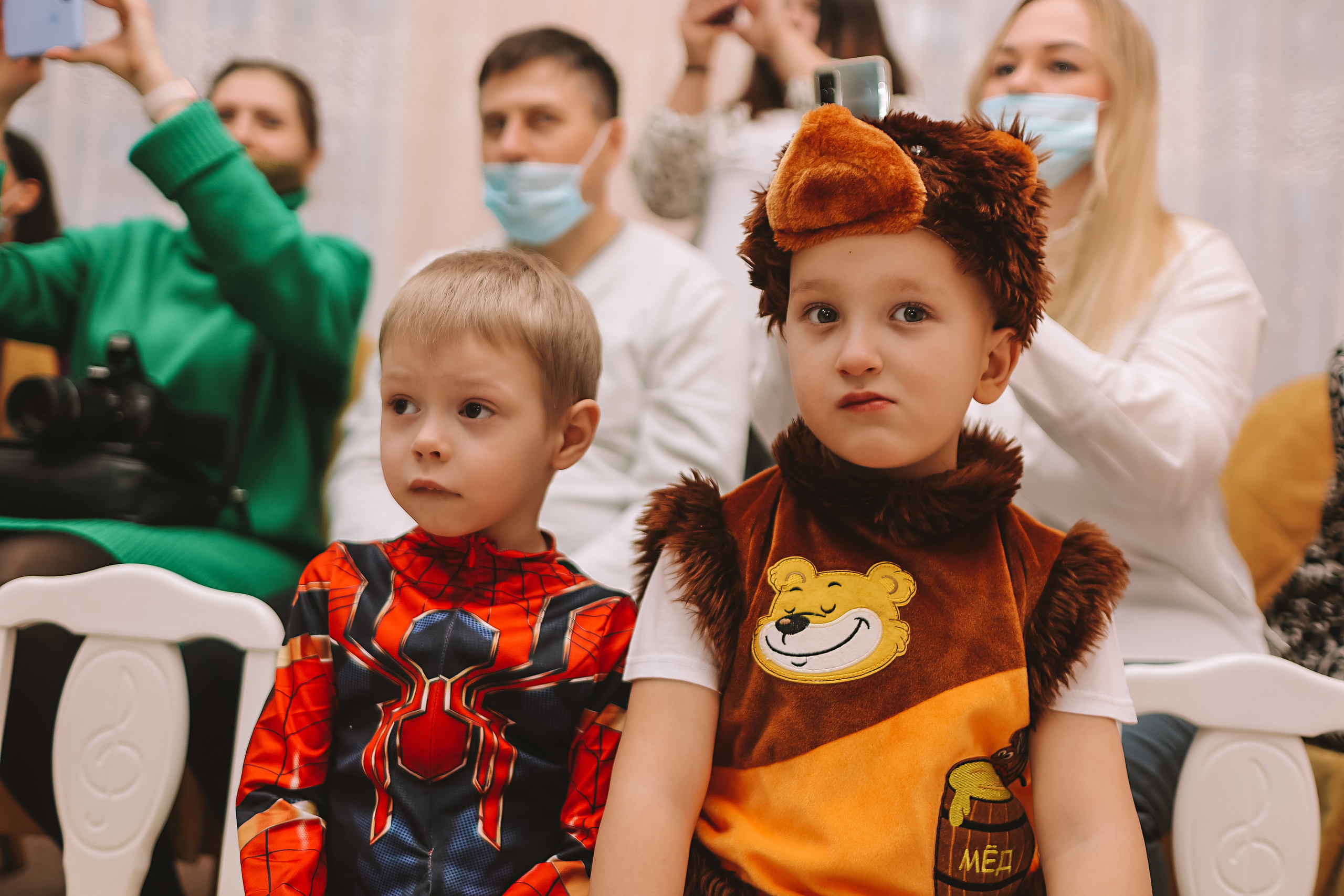 Репортаж новогоднего утренника. Семейный фотограф Тюмень, фотограф на роды Салмина Мария