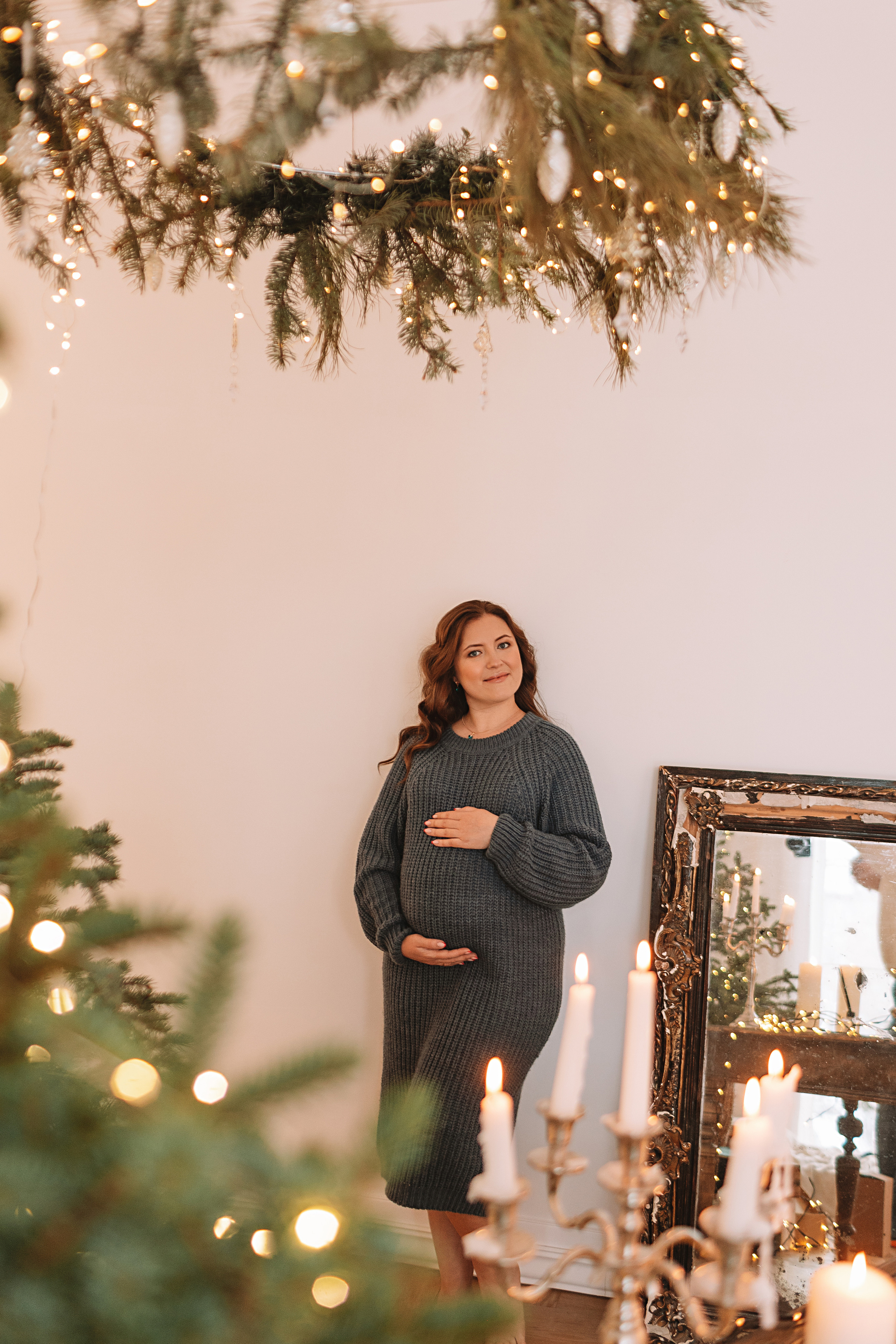 Студия Че (новогодняя). Семейный фотограф Тюмень, фотограф на роды Салмина Мария