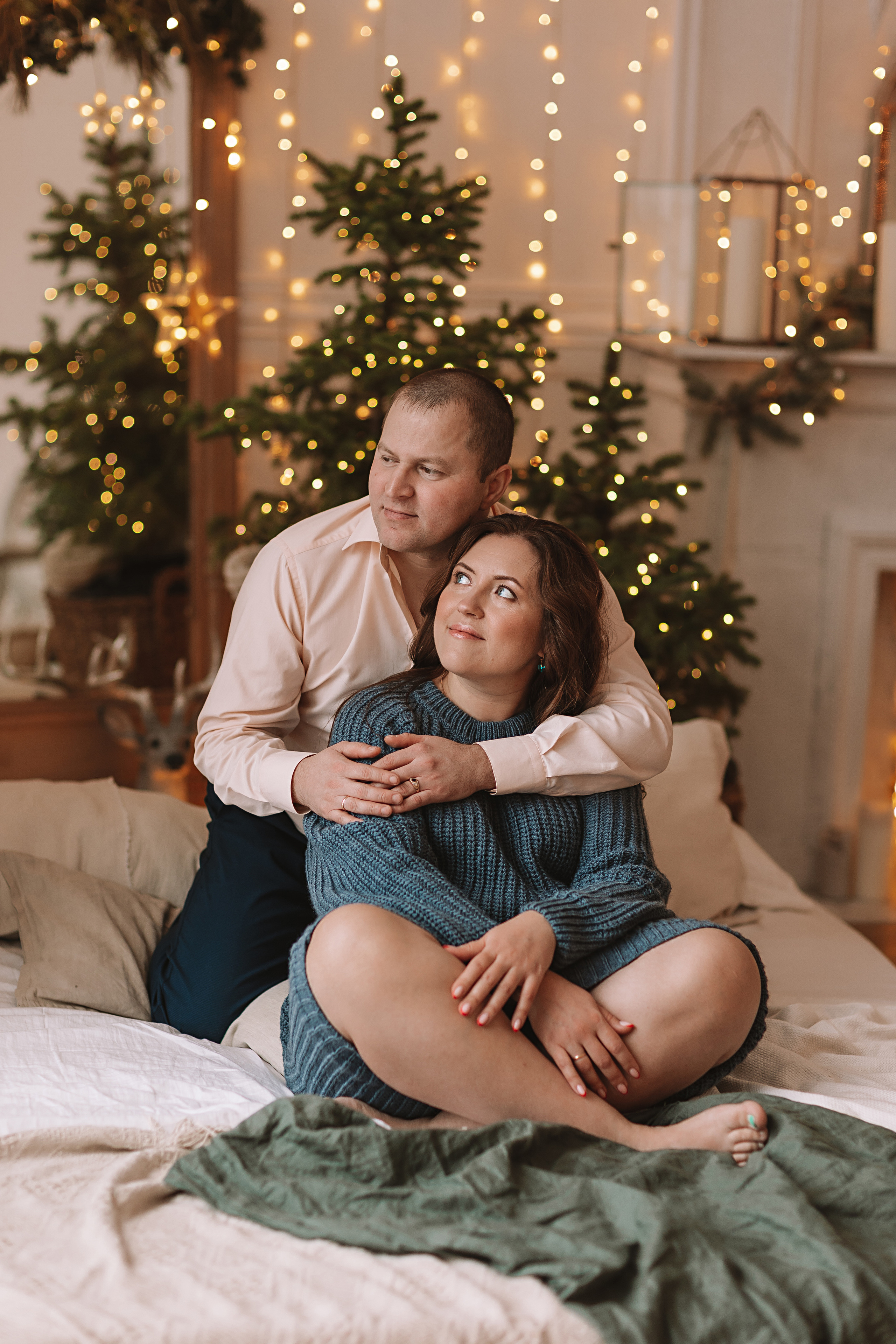 Студия Че (новогодняя). Семейный фотограф Тюмень, фотограф на роды Салмина Мария