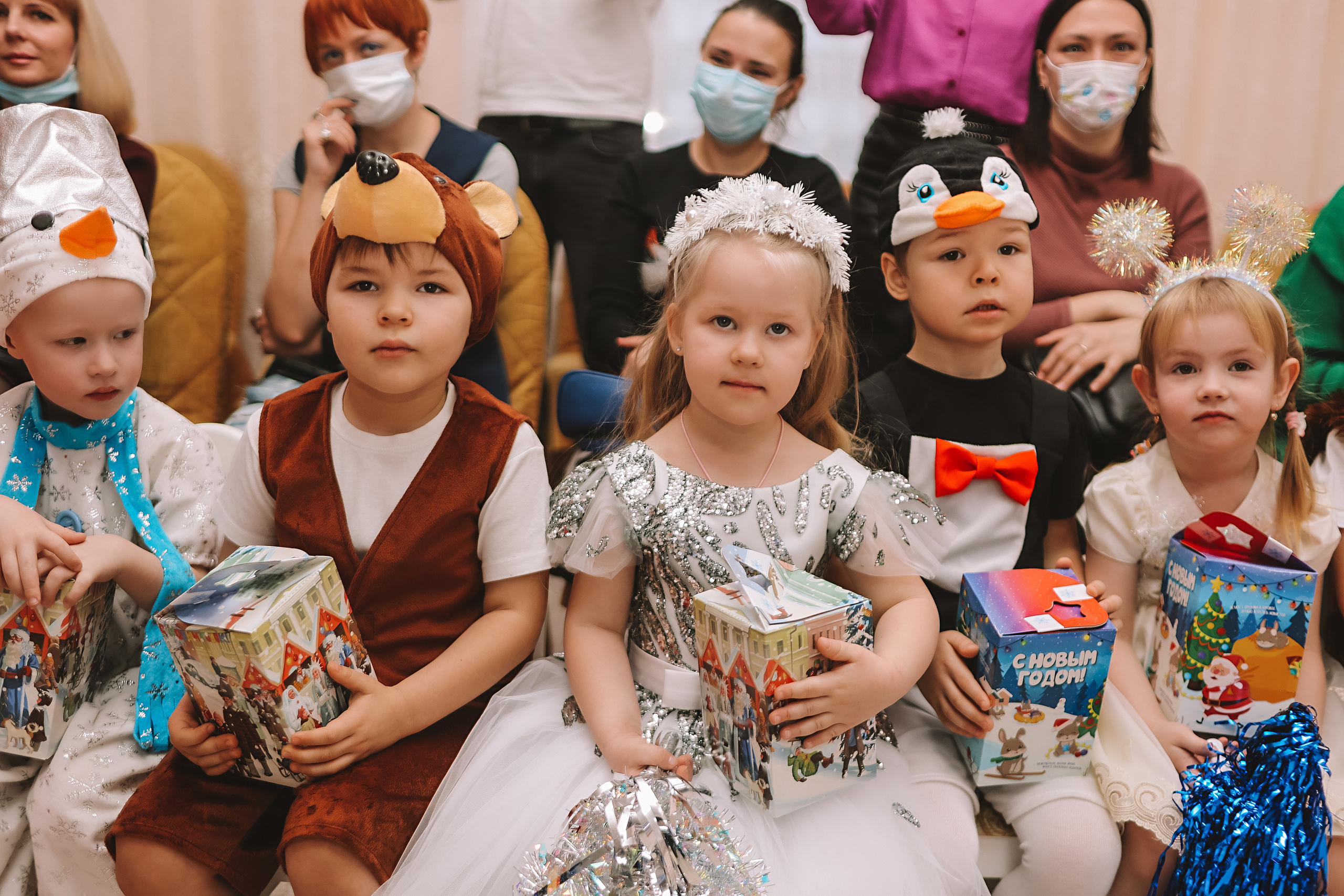 Репортаж новогоднего утренника. Семейный фотограф Тюмень, фотограф на роды Салмина Мария