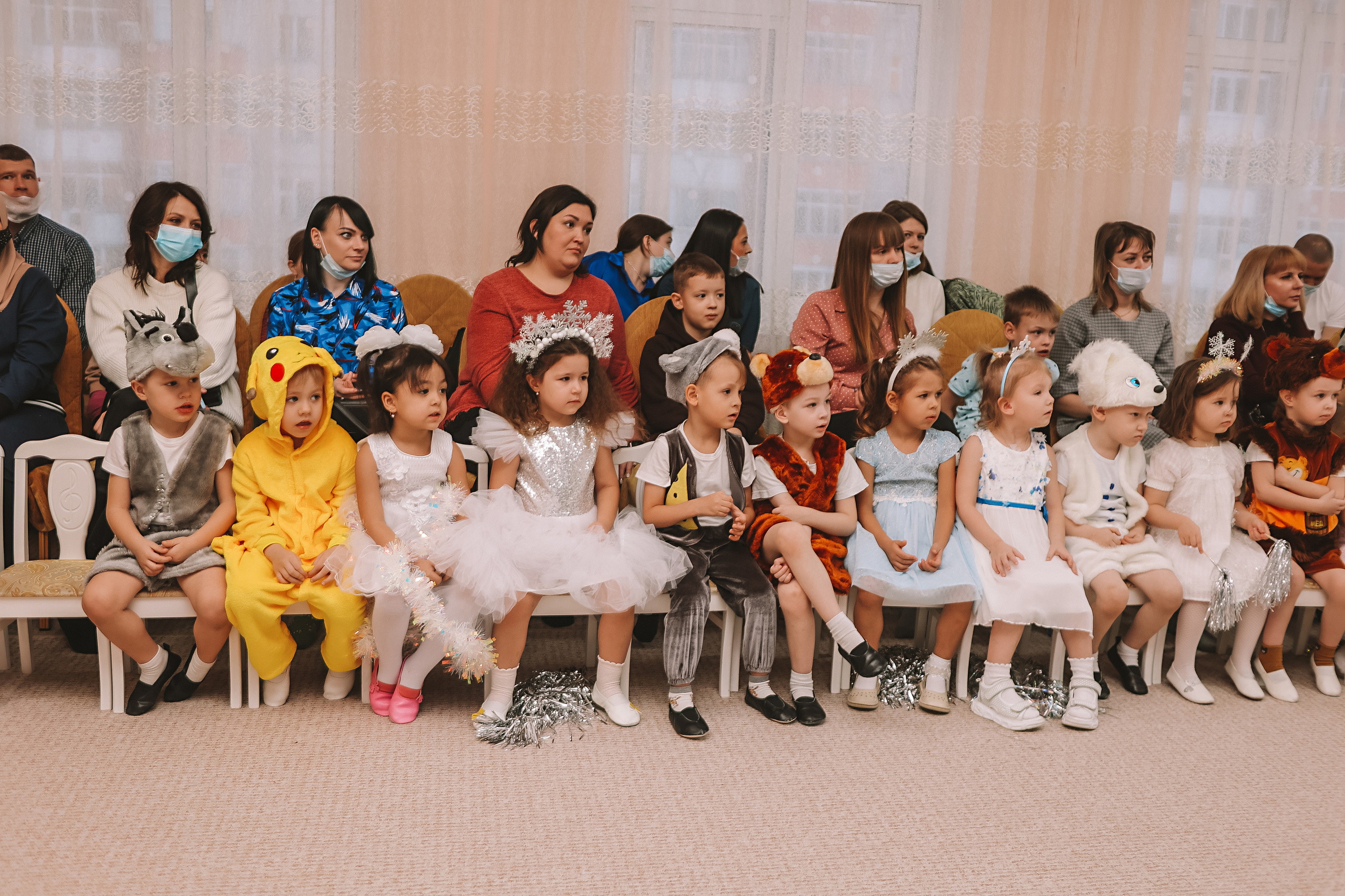 Репортаж новогоднего утренника. Семейный фотограф Тюмень, фотограф на роды Салмина Мария