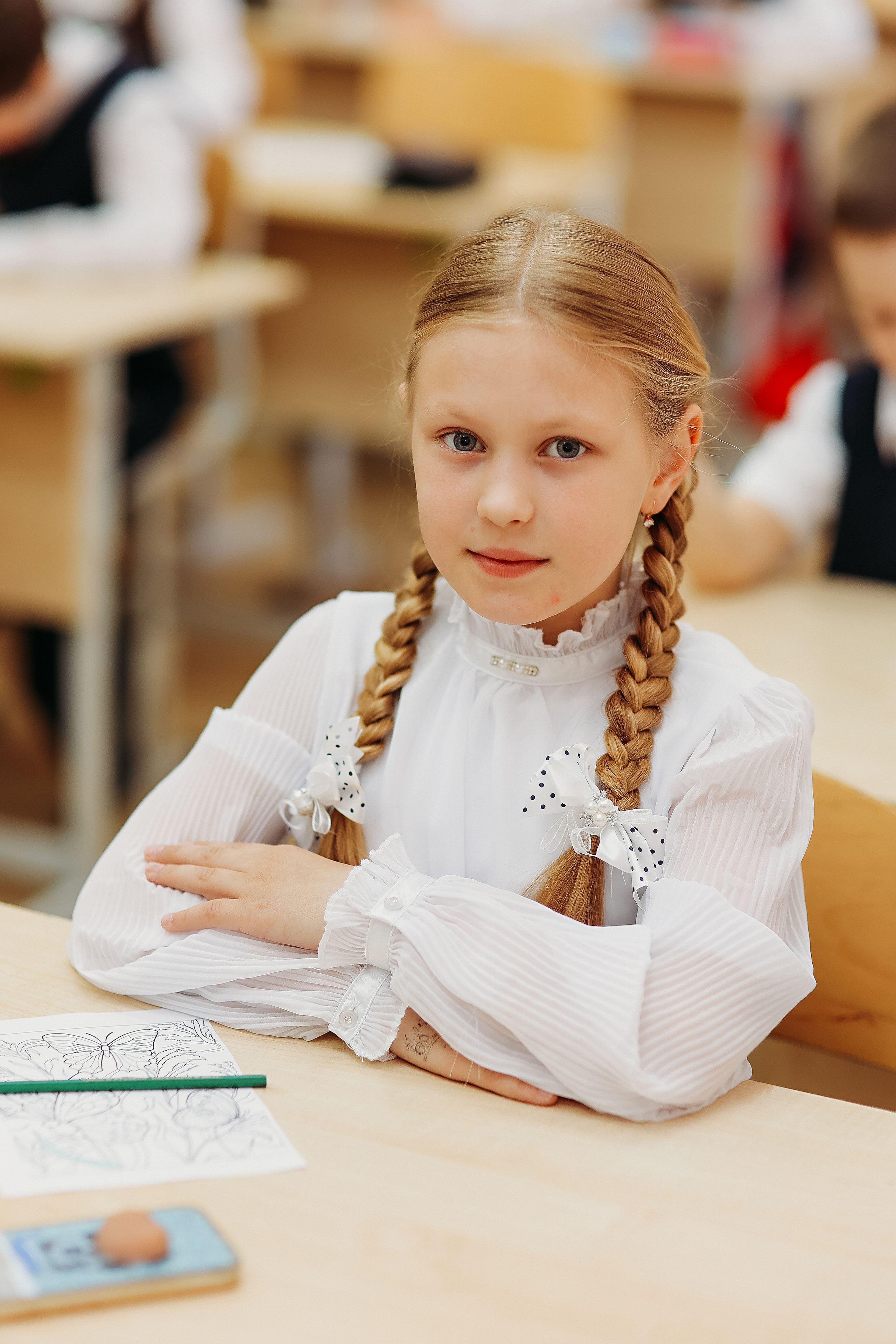 2 класс. Семейный фотограф Тюмень, фотограф на роды Салмина Мария