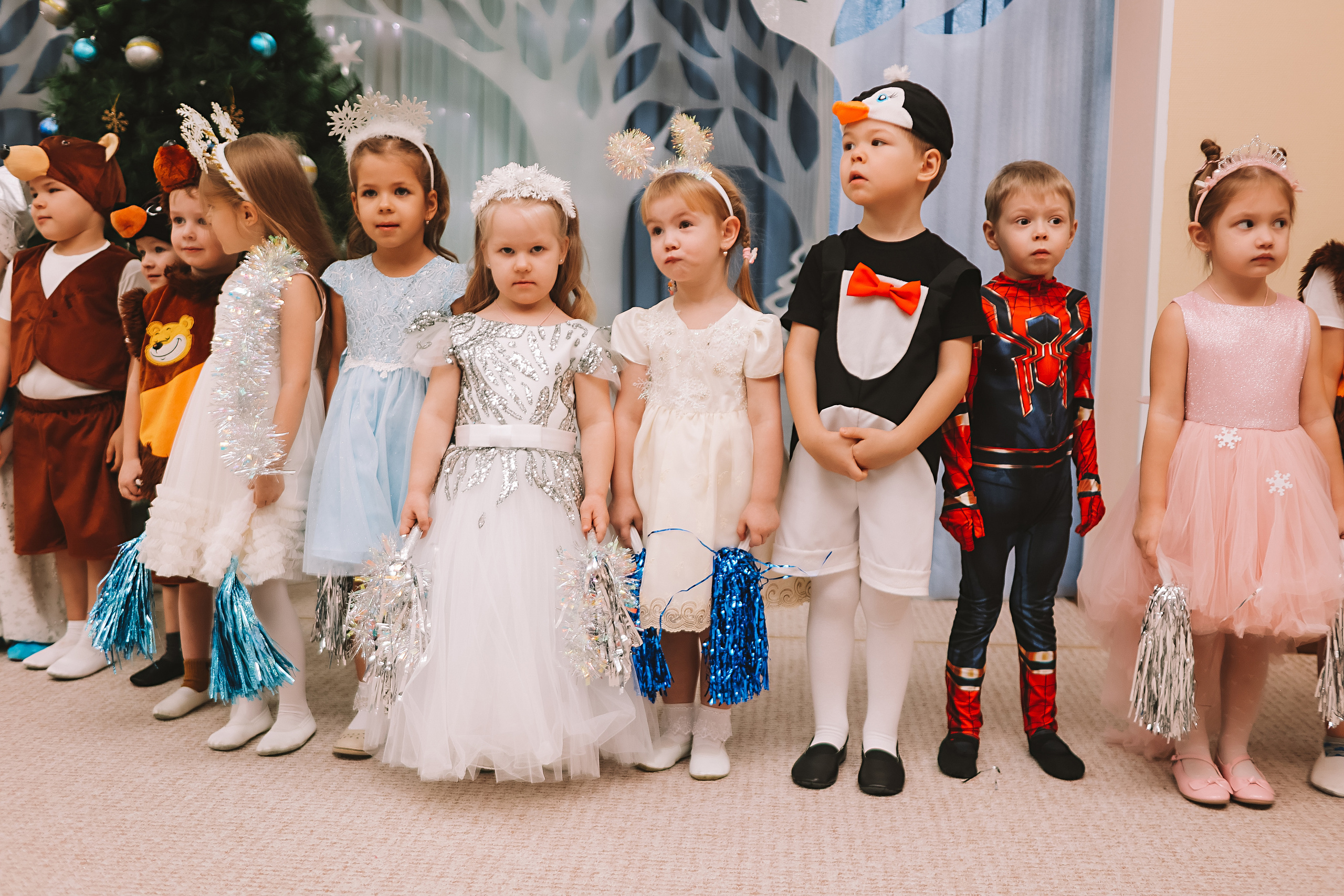 Репортаж новогоднего утренника. Семейный фотограф Тюмень, фотограф на роды Салмина Мария