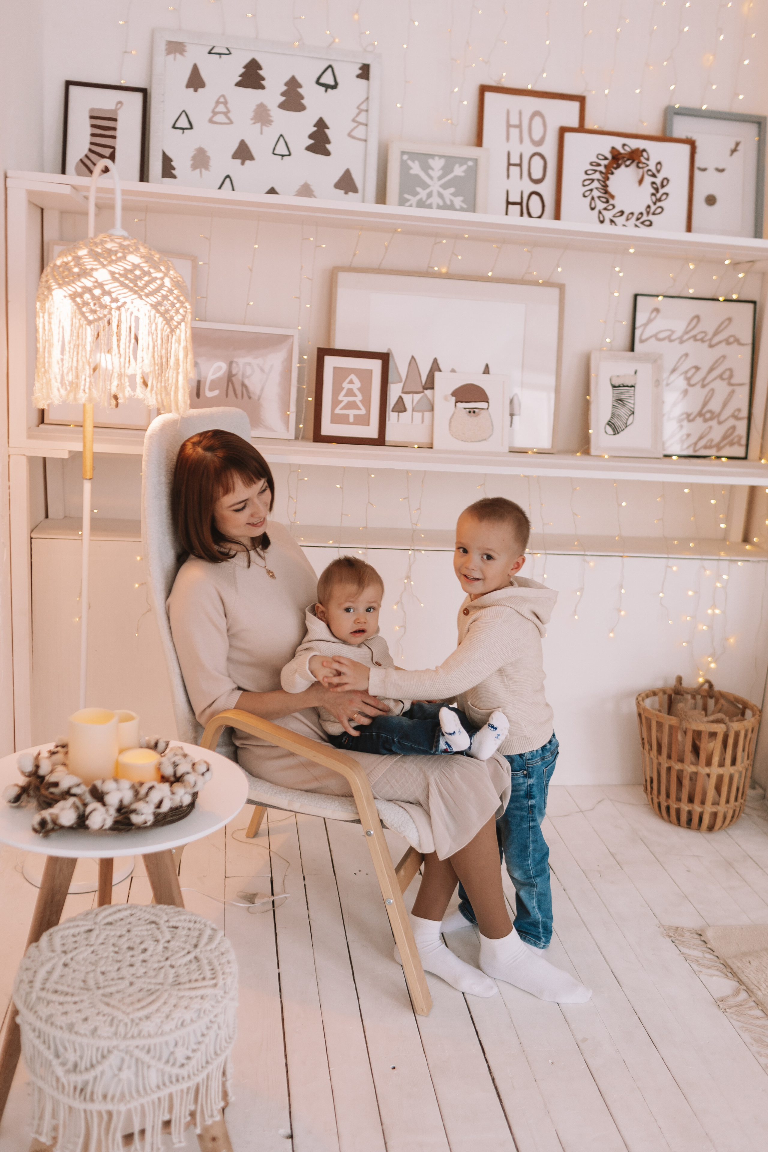 Студия Рояль (новогодняя). Семейный фотограф Тюмень, фотограф на роды Салмина Мария