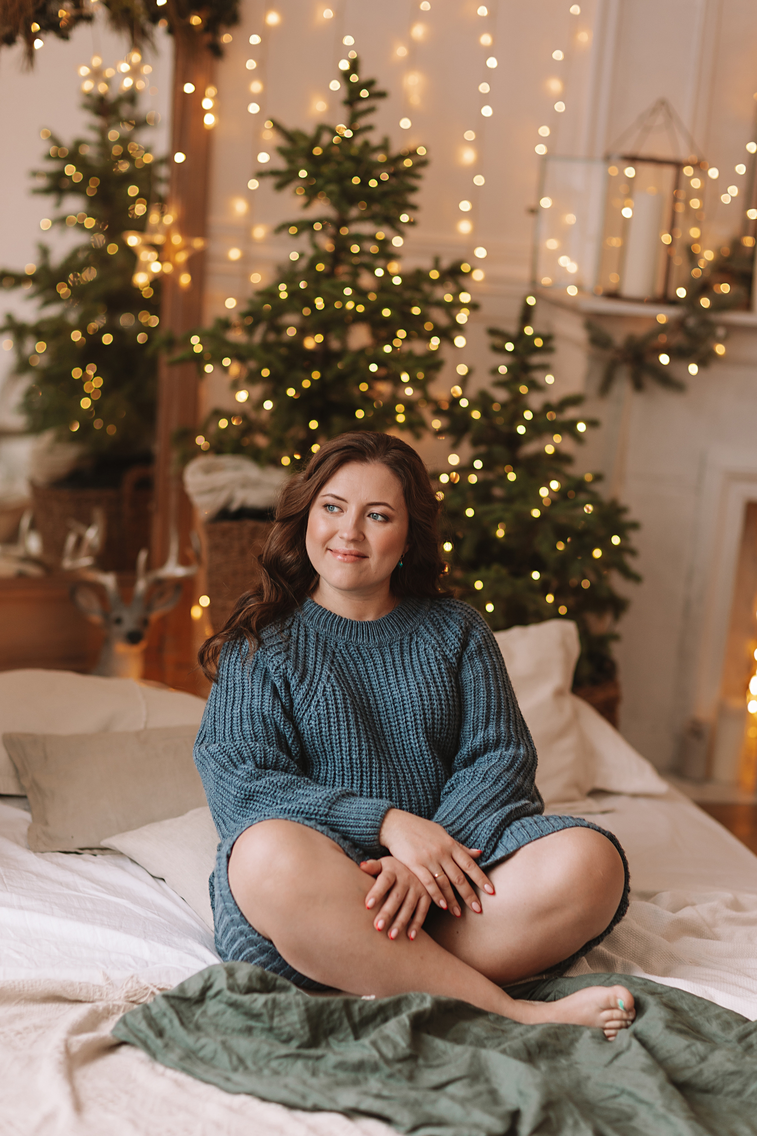 Студия Че (новогодняя). Семейный фотограф Тюмень, фотограф на роды Салмина Мария